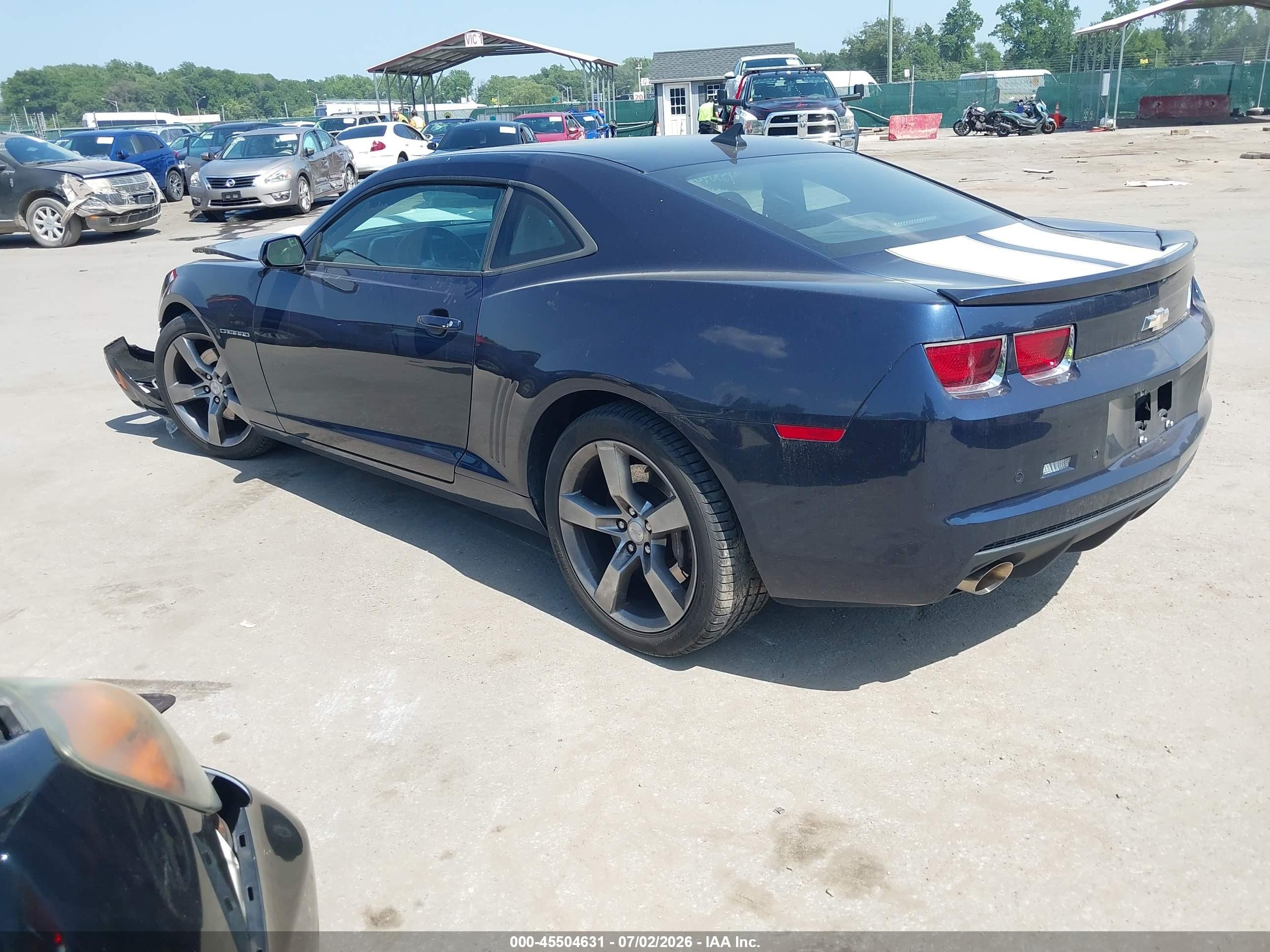2011 Chevrolet Camaro 2ss Dark Blue vin: 2G1FT1EW4B9184851