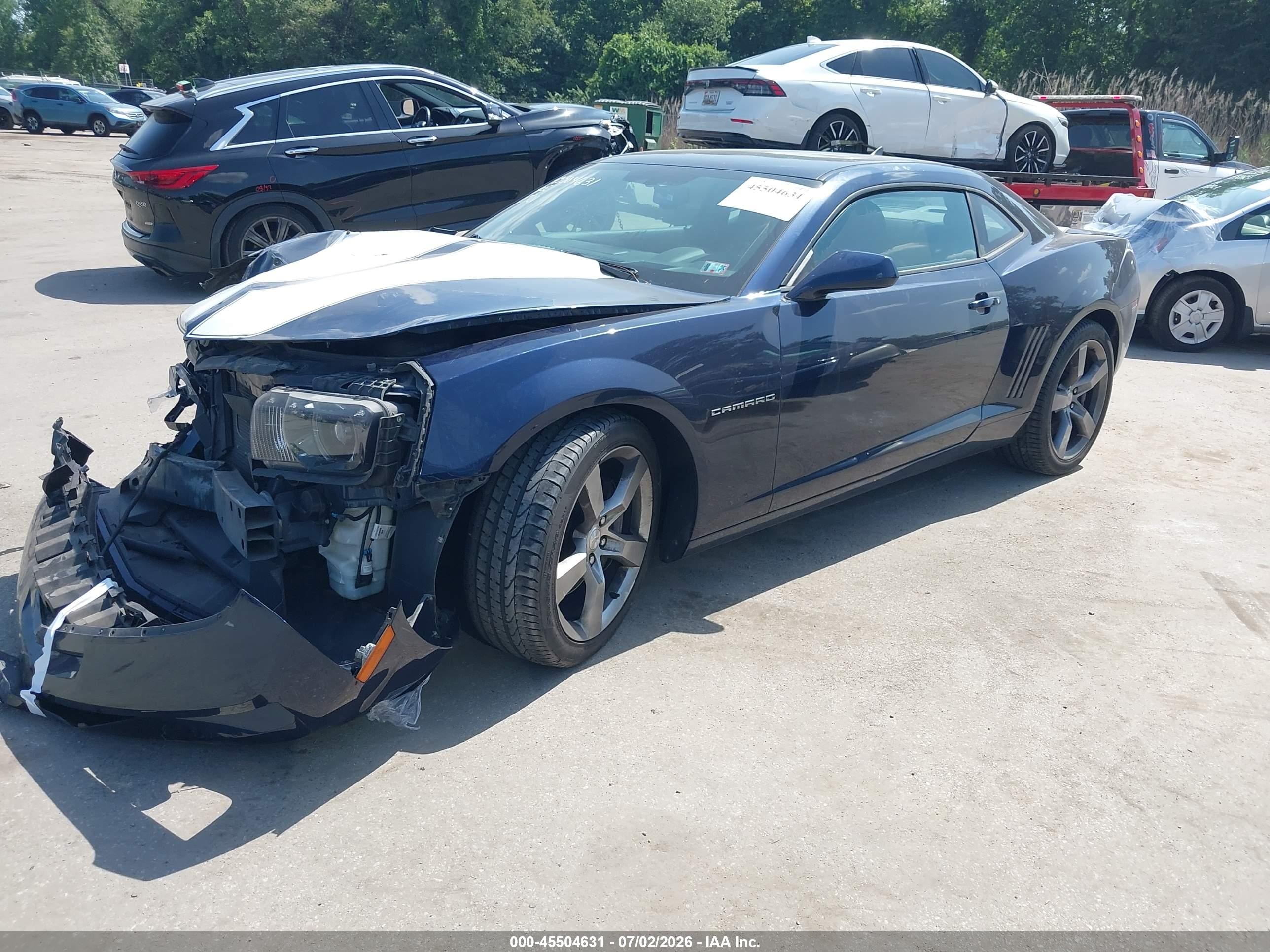 2011 Chevrolet Camaro 2ss Dark Blue vin: 2G1FT1EW4B9184851