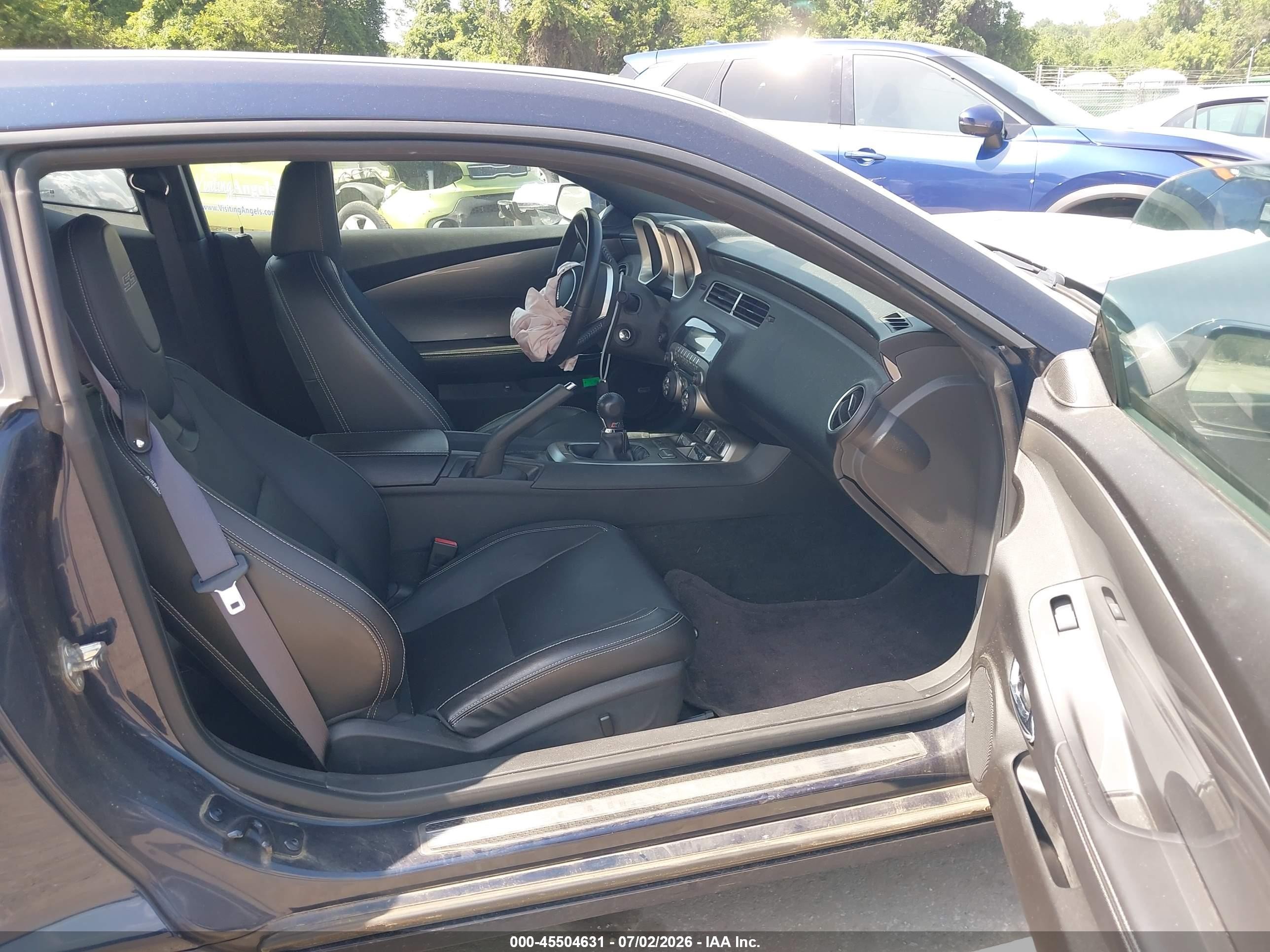 2011 Chevrolet Camaro 2ss Dark Blue vin: 2G1FT1EW4B9184851