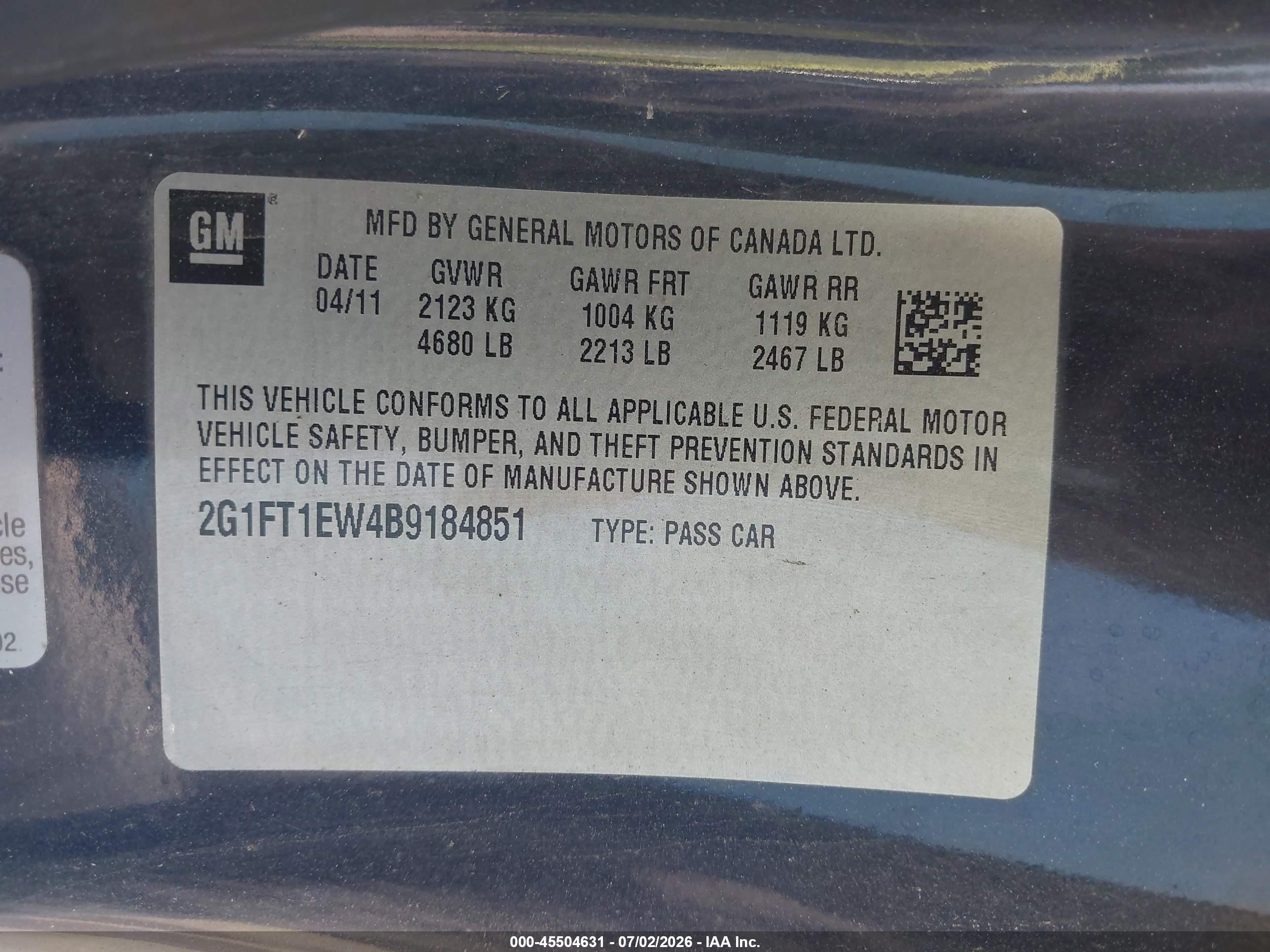 2011 Chevrolet Camaro 2ss Dark Blue vin: 2G1FT1EW4B9184851