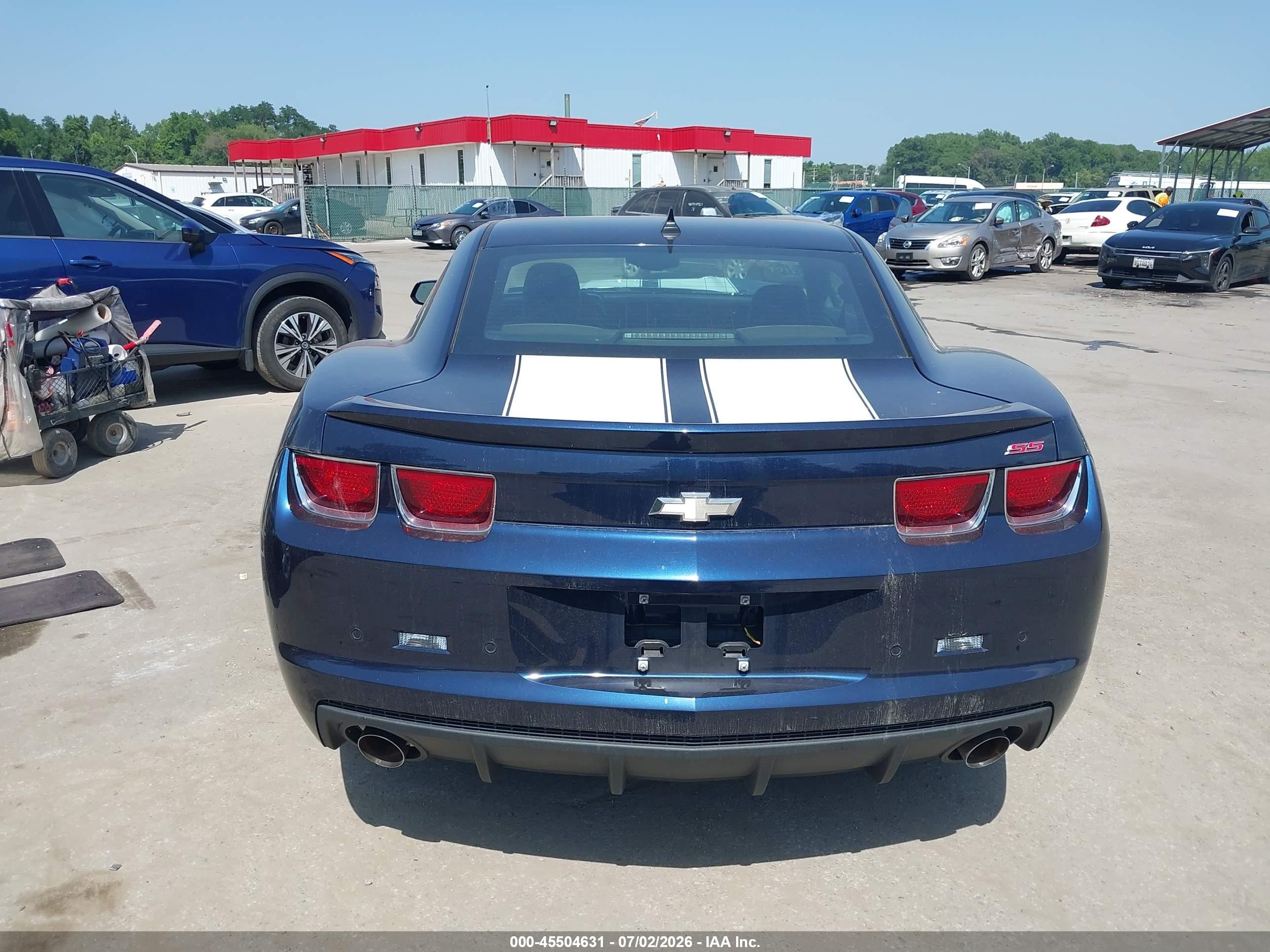 2011 Chevrolet Camaro 2ss Dark Blue vin: 2G1FT1EW4B9184851
