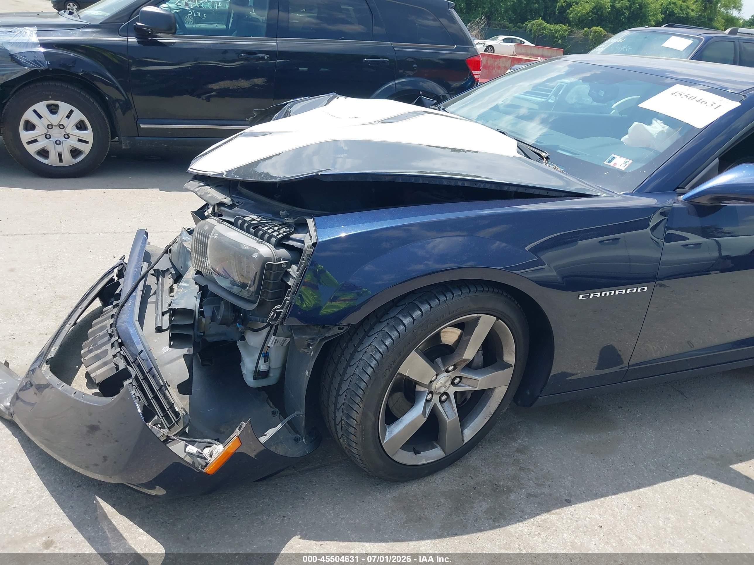 2011 Chevrolet Camaro 2ss Dark Blue vin: 2G1FT1EW4B9184851
