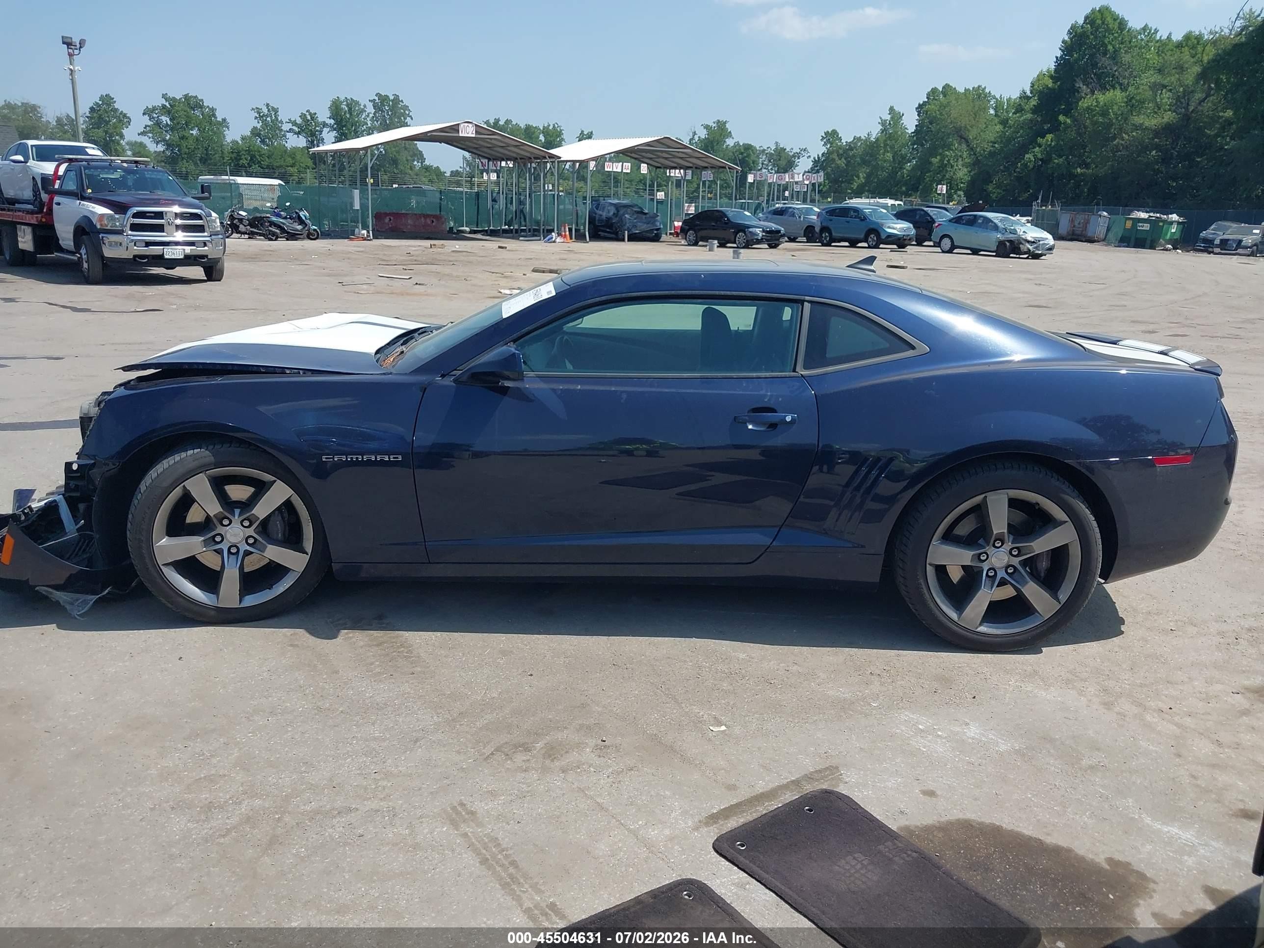 2011 Chevrolet Camaro 2ss Dark Blue vin: 2G1FT1EW4B9184851