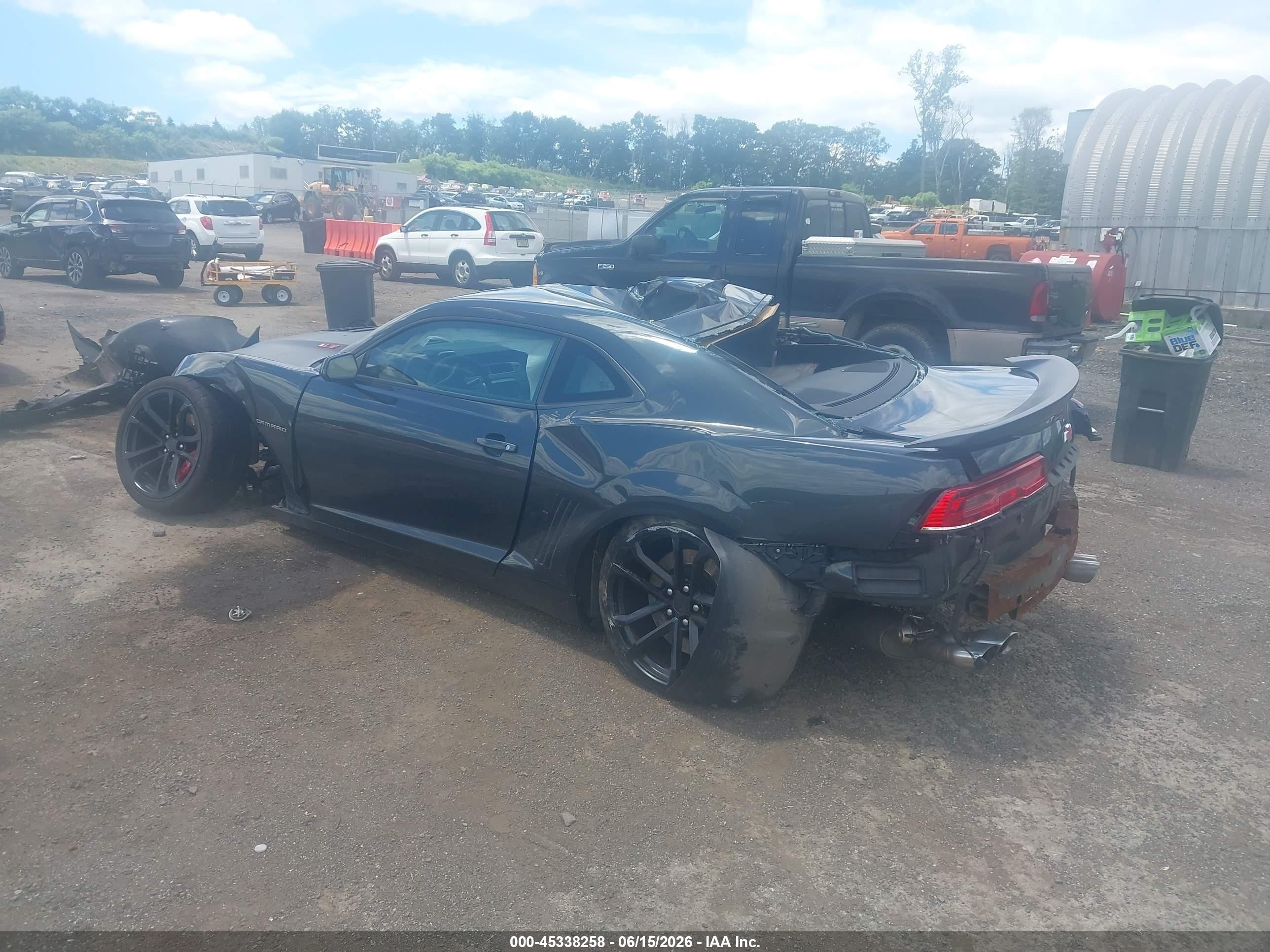 2014 Chevrolet Camaro 2ss Black vin: 2G1FT1EW4E9280175