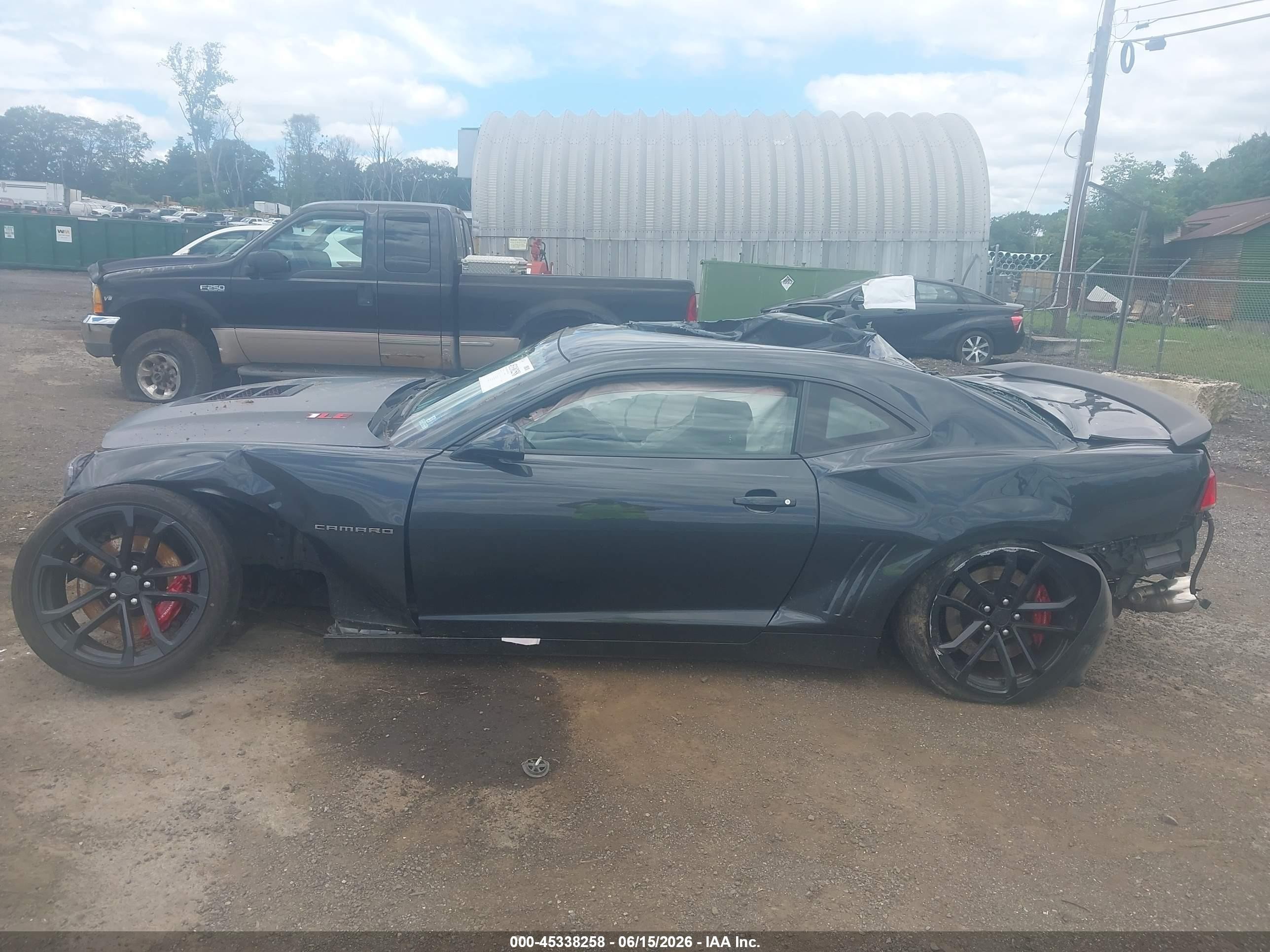 2014 Chevrolet Camaro 2ss Black vin: 2G1FT1EW4E9280175