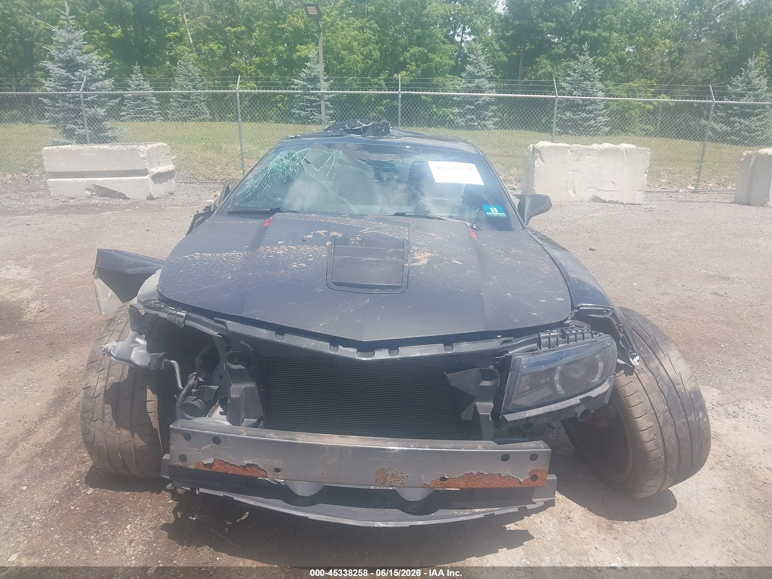 2014 Chevrolet Camaro 2ss Black vin: 2G1FT1EW4E9280175