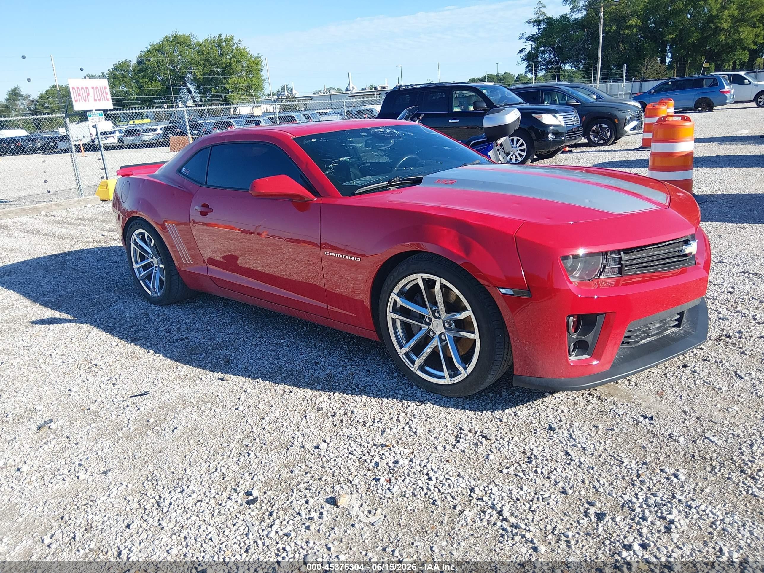2010 Chevrolet Camaro 2ss Red vin: 2G1FT1EW5A9155616