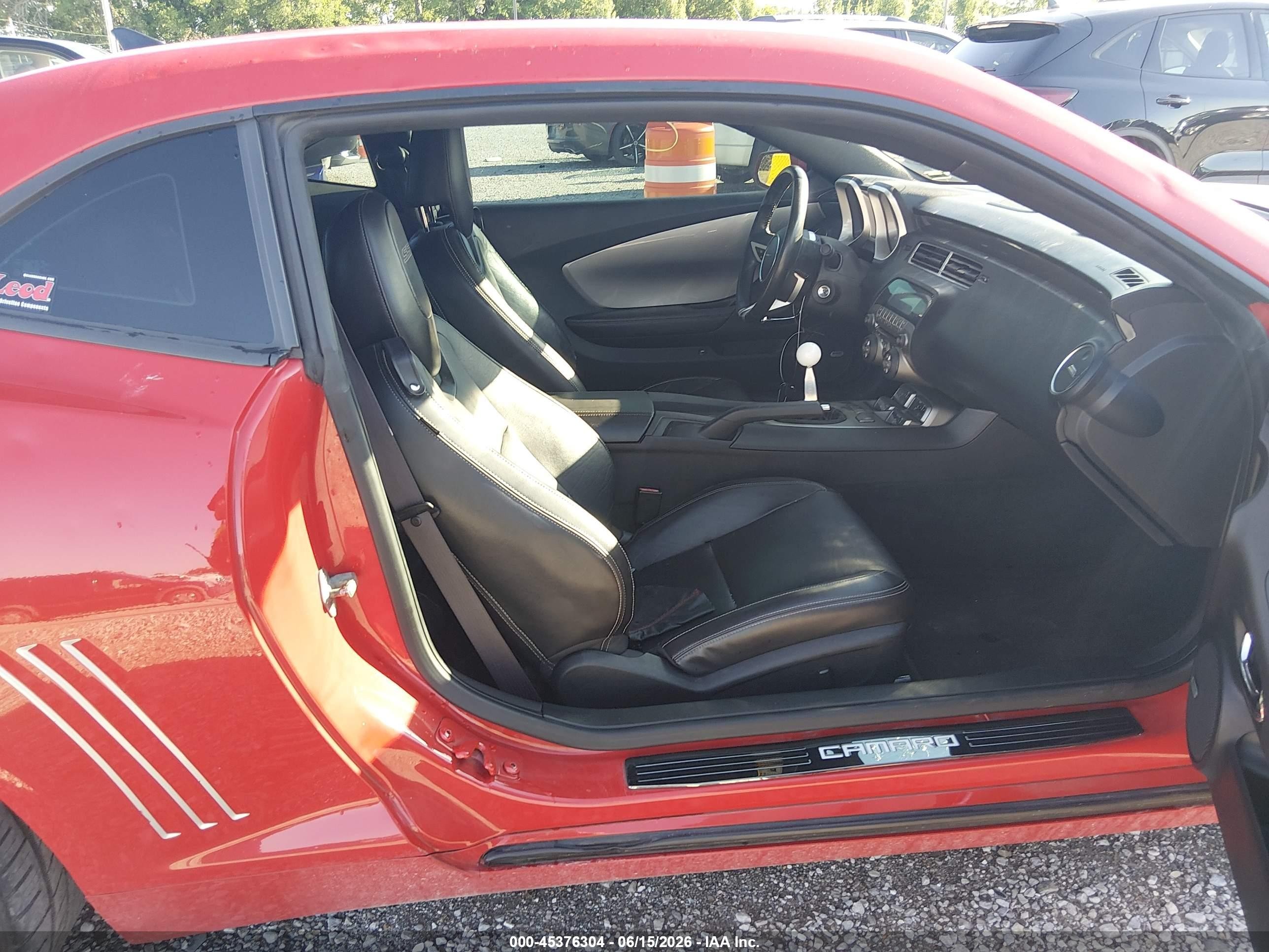 2010 Chevrolet Camaro 2ss Red vin: 2G1FT1EW5A9155616