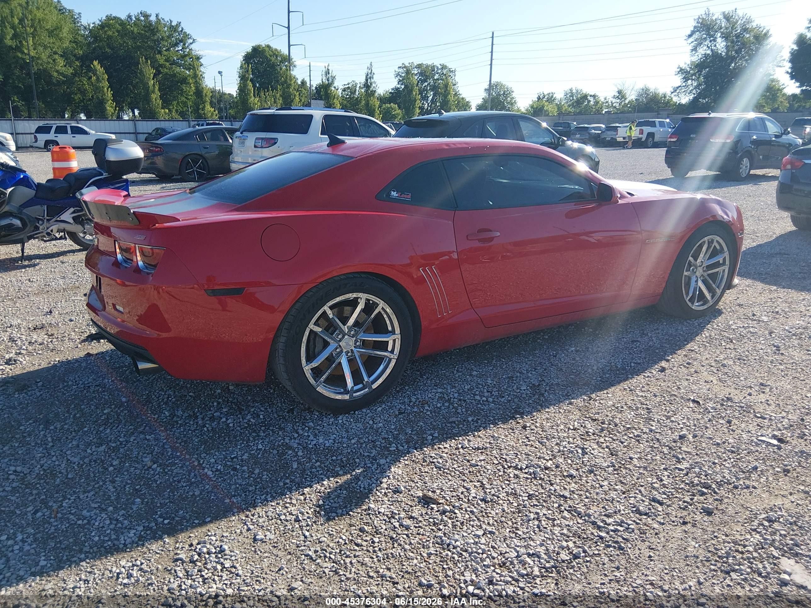 2010 Chevrolet Camaro 2ss Red vin: 2G1FT1EW5A9155616