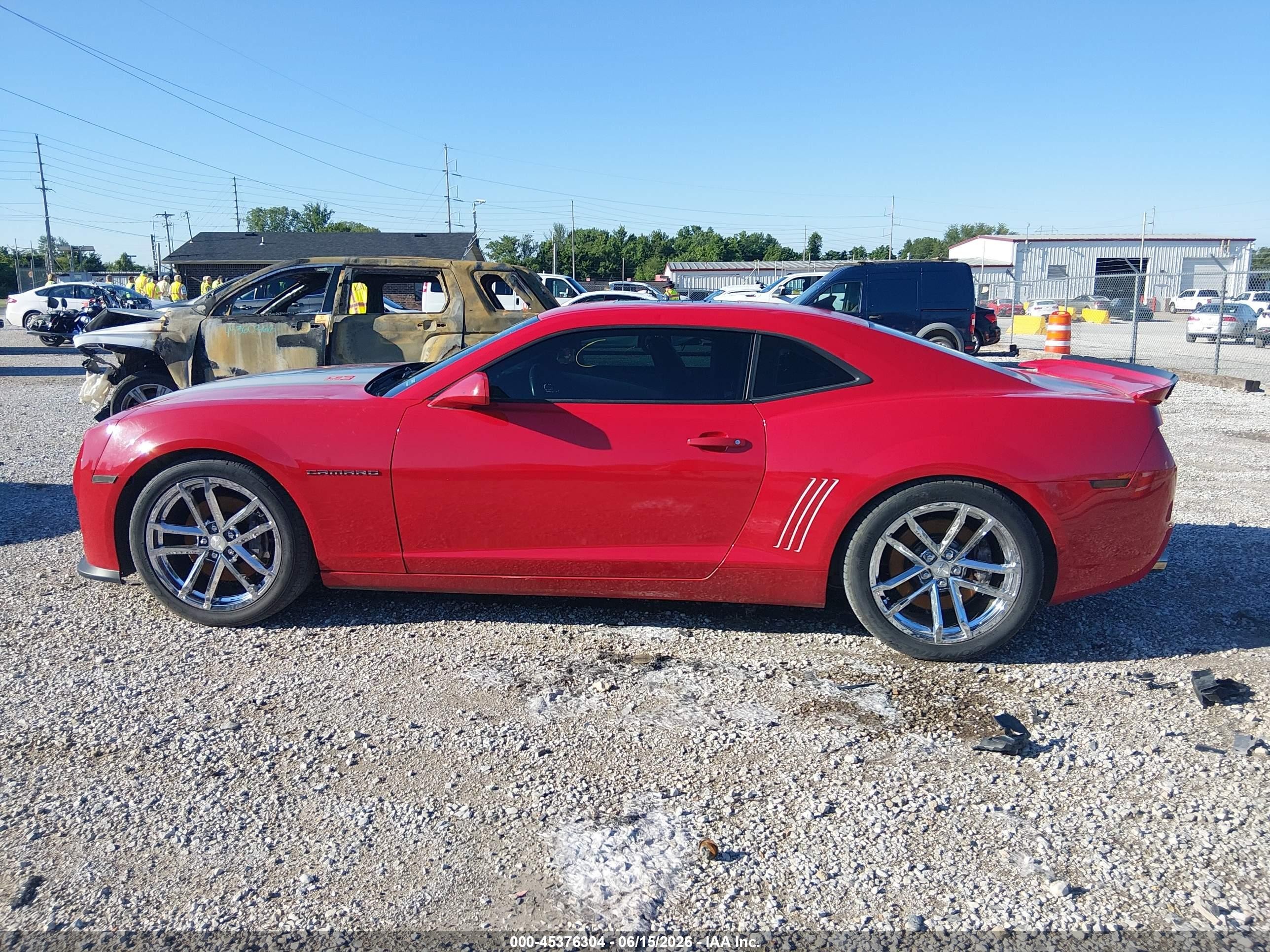 2010 Chevrolet Camaro 2ss Red vin: 2G1FT1EW5A9155616
