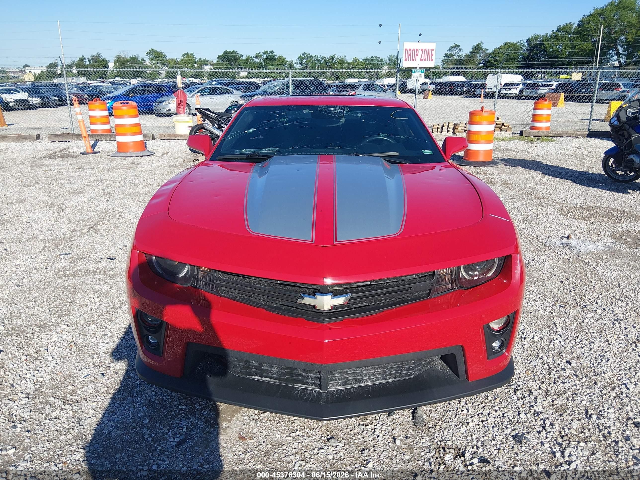 2010 Chevrolet Camaro 2ss Red vin: 2G1FT1EW5A9155616