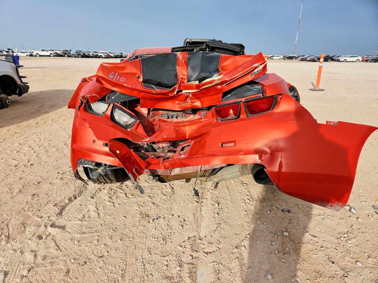 2011 Chevrolet Camaro 2ss Orange vin: 2G1FT1EW5B9155357