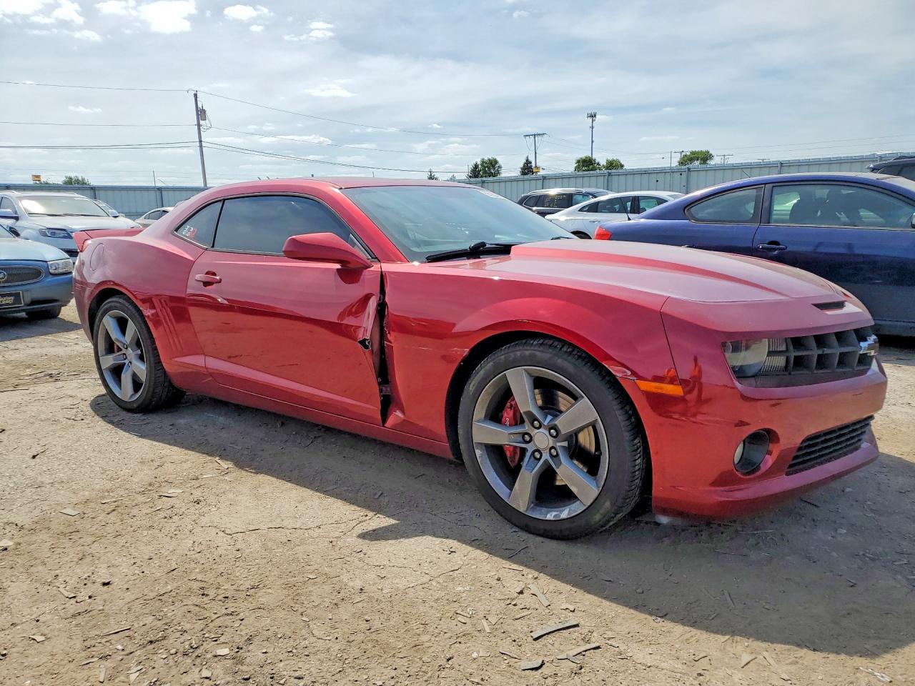 2013 Chevrolet Camaro 2ss Red vin: 2G1FT1EW5D9204477