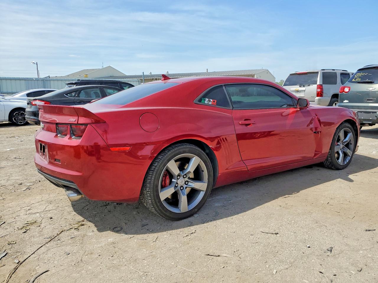 2013 Chevrolet Camaro 2ss Red vin: 2G1FT1EW5D9204477