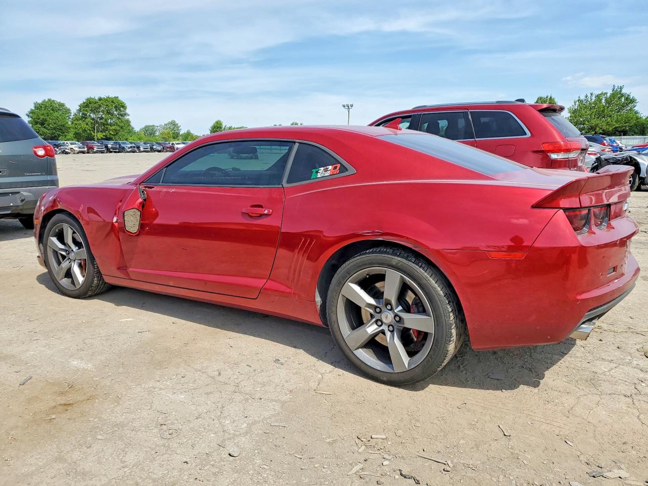 2013 Chevrolet Camaro 2ss Red vin: 2G1FT1EW5D9204477