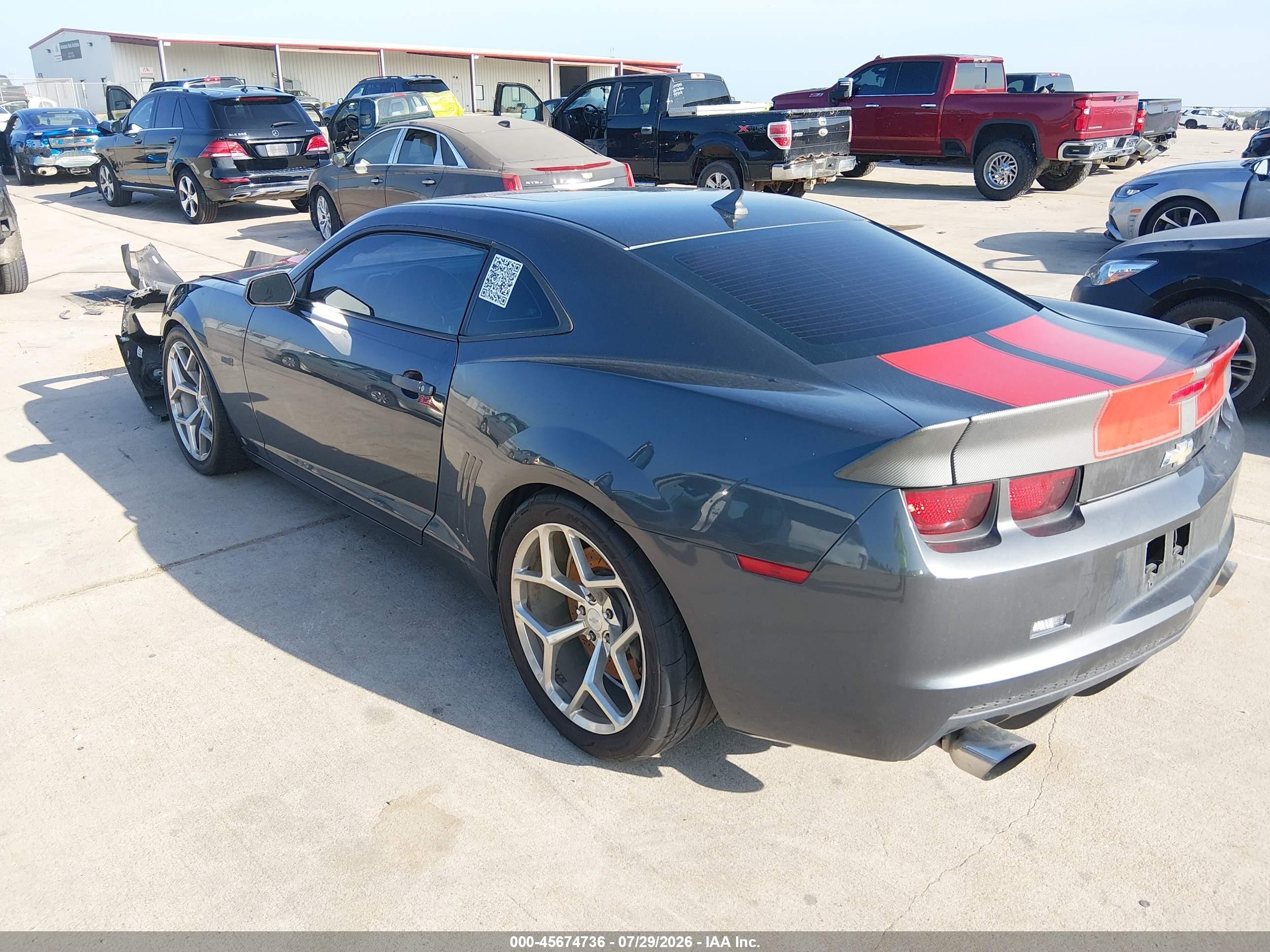 2010 Chevrolet Camaro 2ss Gray vin: 2G1FT1EW6A9138419