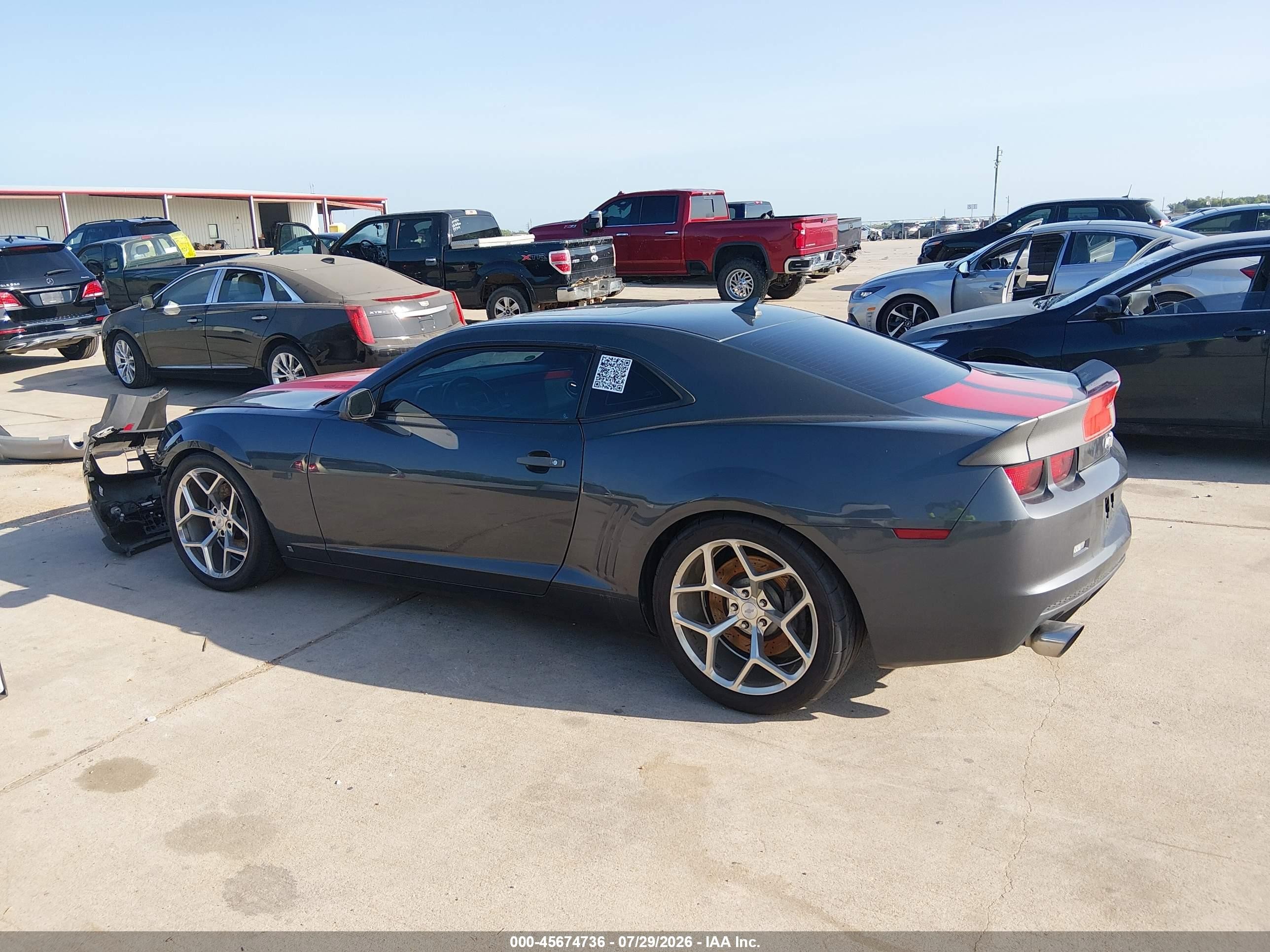 2010 Chevrolet Camaro 2ss Gray vin: 2G1FT1EW6A9138419