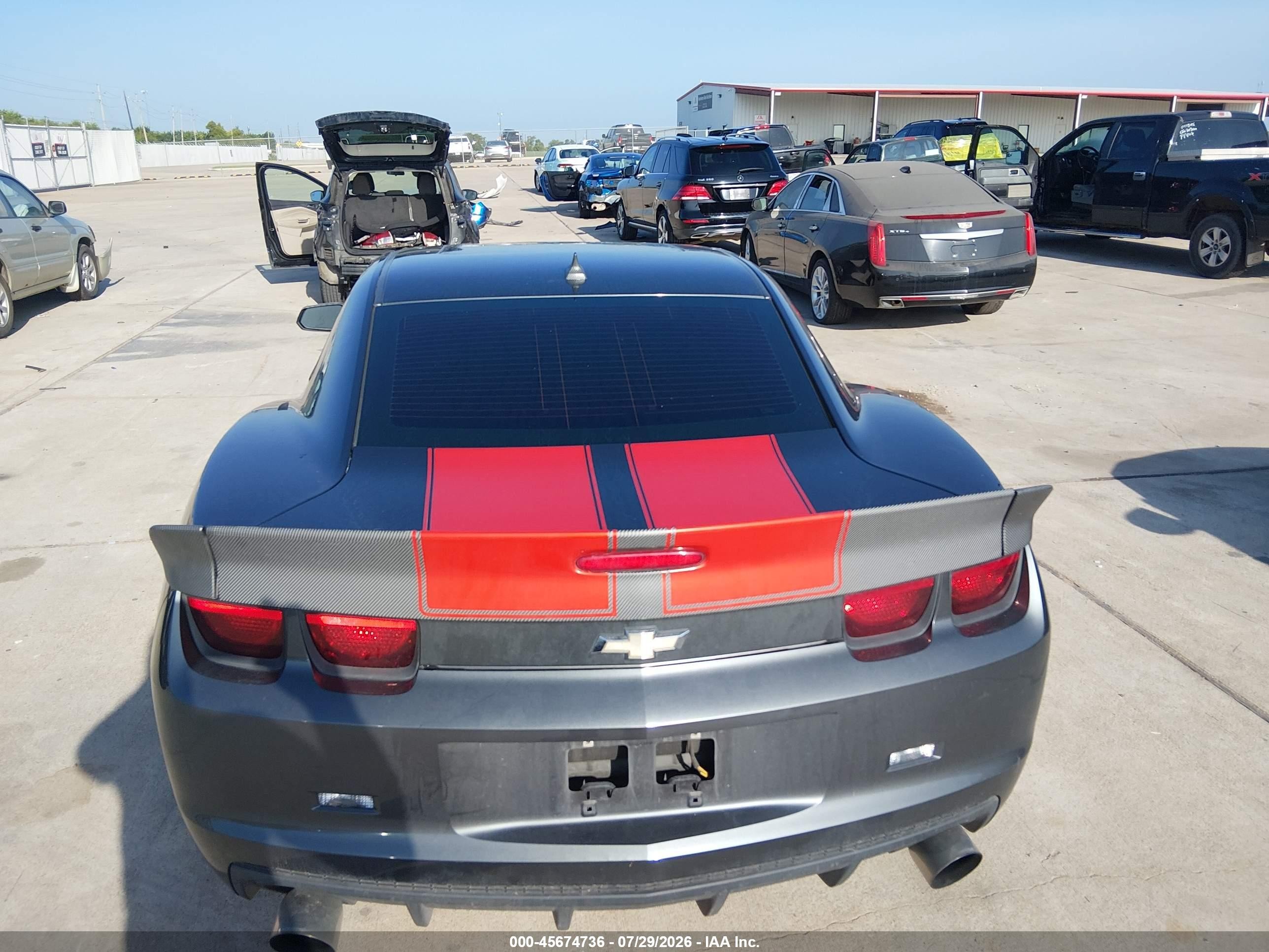 2010 Chevrolet Camaro 2ss Gray vin: 2G1FT1EW6A9138419