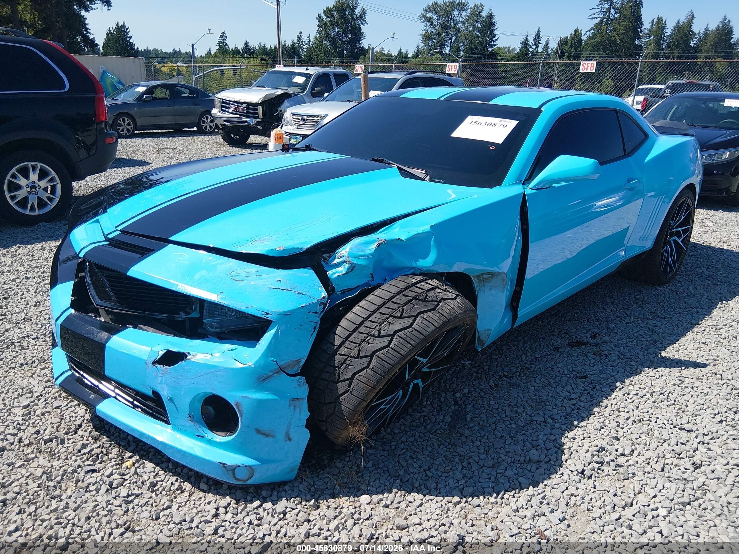 2011 Chevrolet Camaro 2ss Black vin: 2G1FT1EW6B9107074