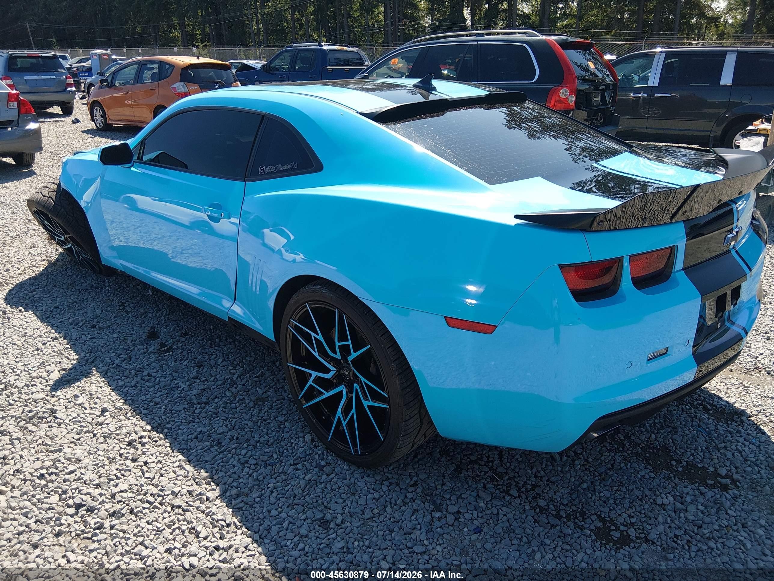 2011 Chevrolet Camaro 2ss Black vin: 2G1FT1EW6B9107074