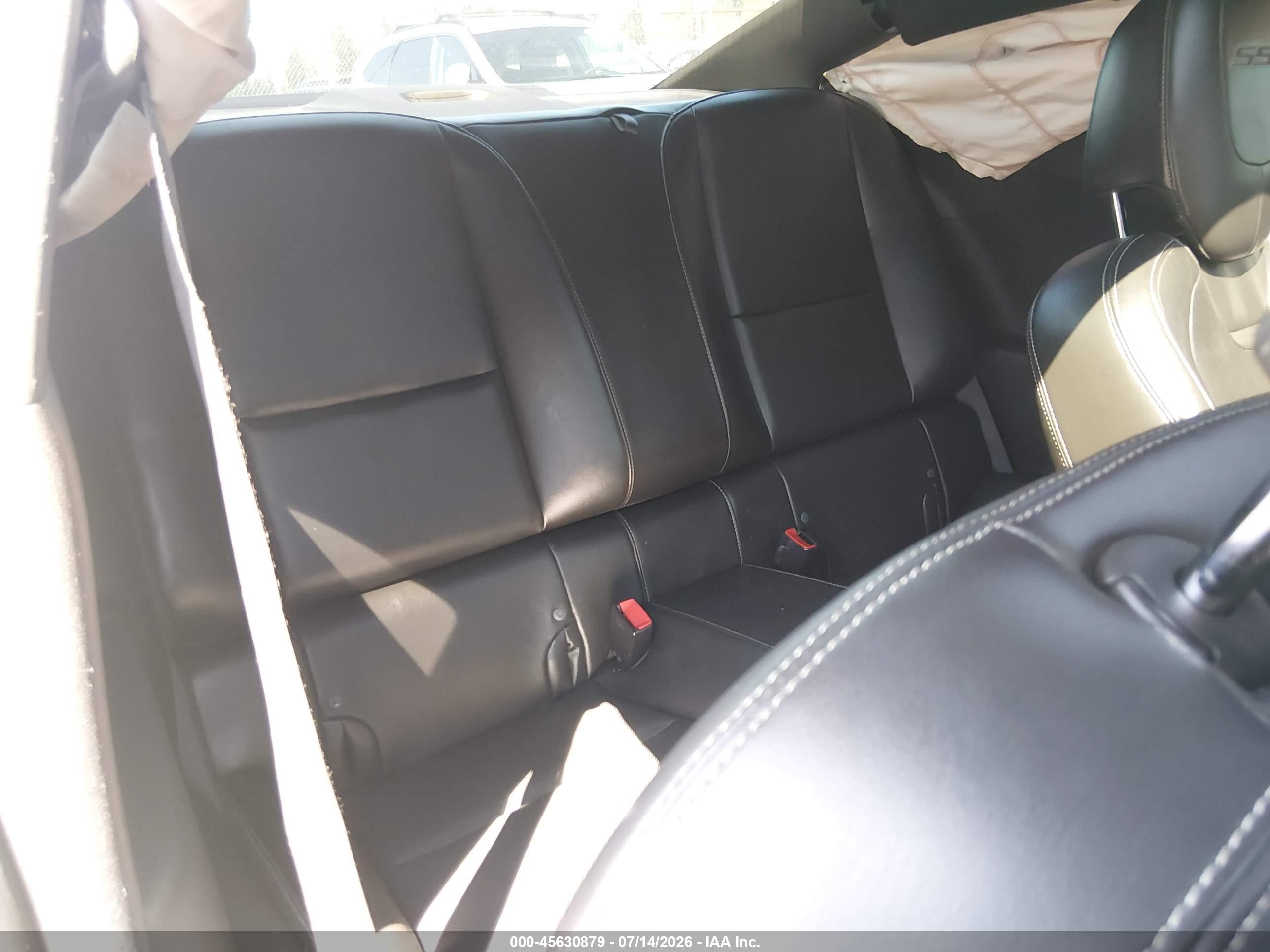 2011 Chevrolet Camaro 2ss Black vin: 2G1FT1EW6B9107074