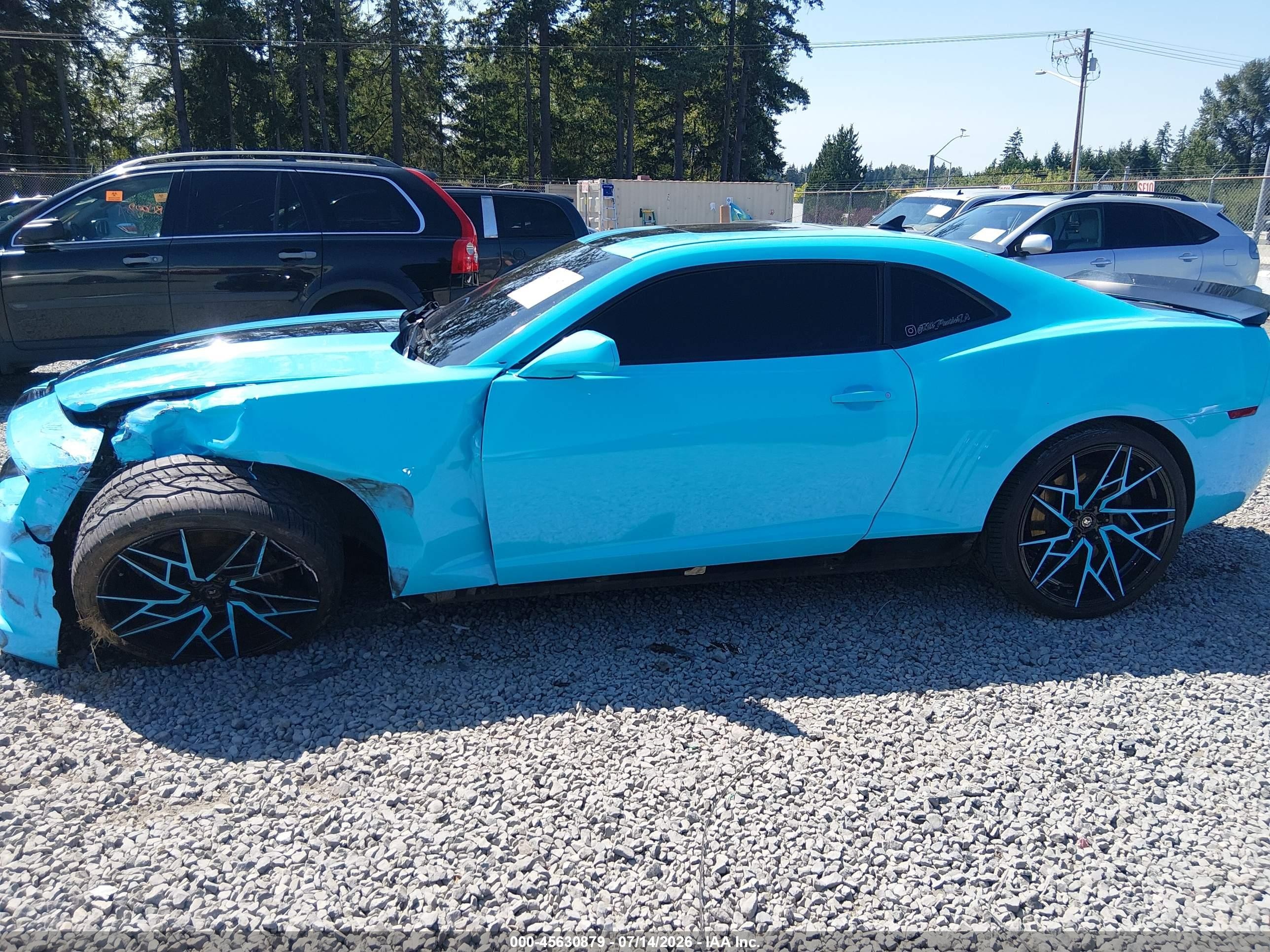 2011 Chevrolet Camaro 2ss Black vin: 2G1FT1EW6B9107074