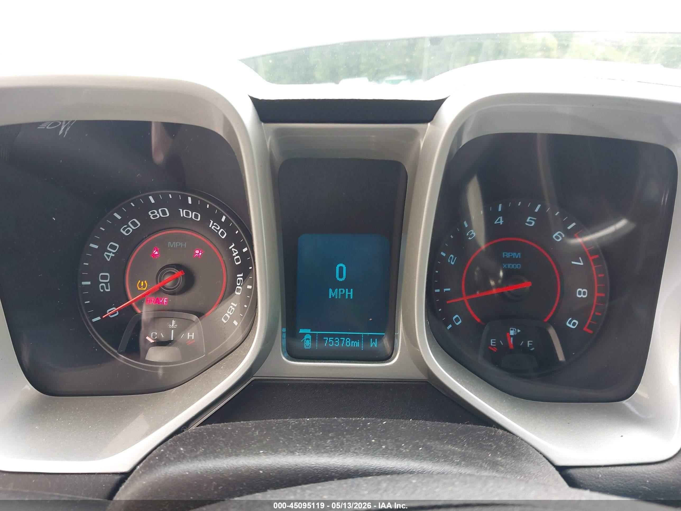 2013 Chevrolet Camaro 2ss Серый vin: 2G1FT1EW6D9235611