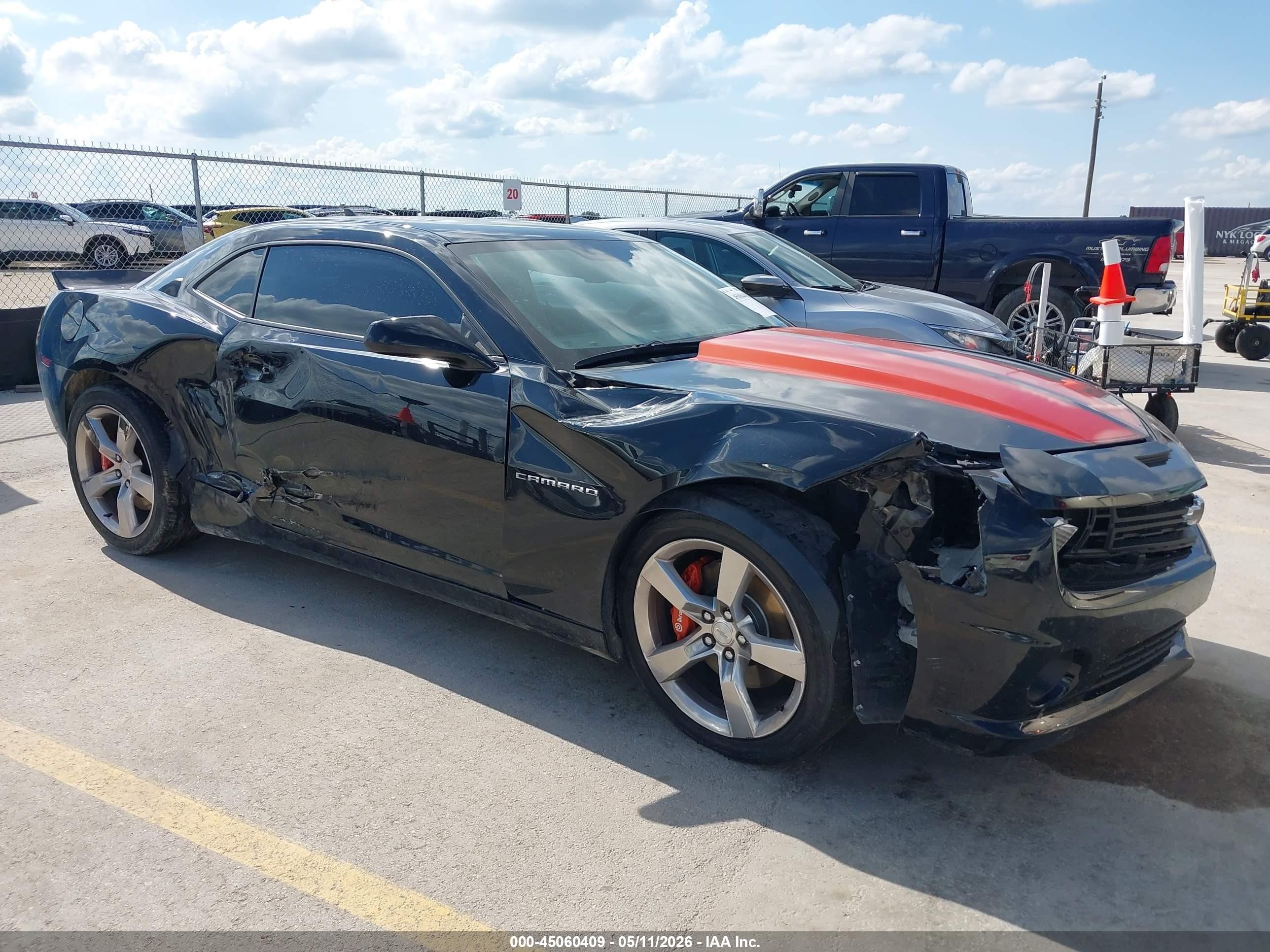 2011 Chevrolet Camaro 2ss Black vin: 2G1FT1EW7B9127298