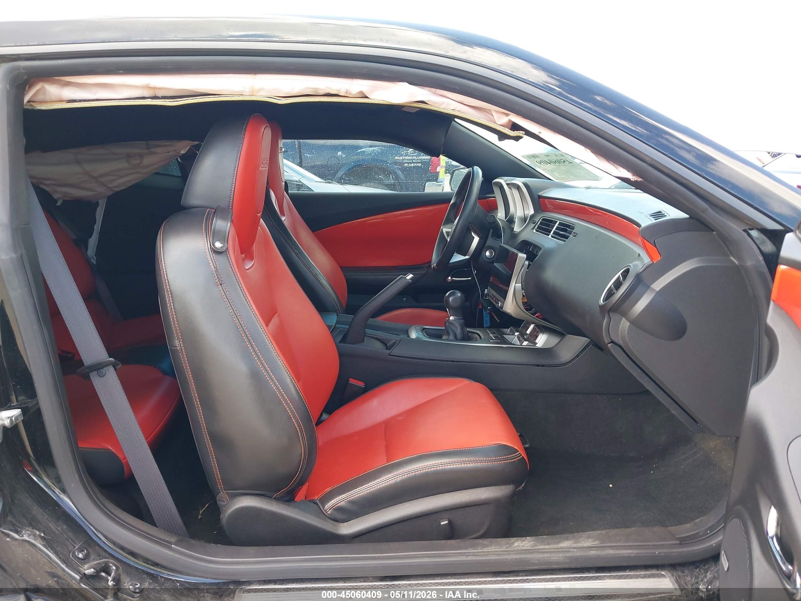2011 Chevrolet Camaro 2ss Black vin: 2G1FT1EW7B9127298