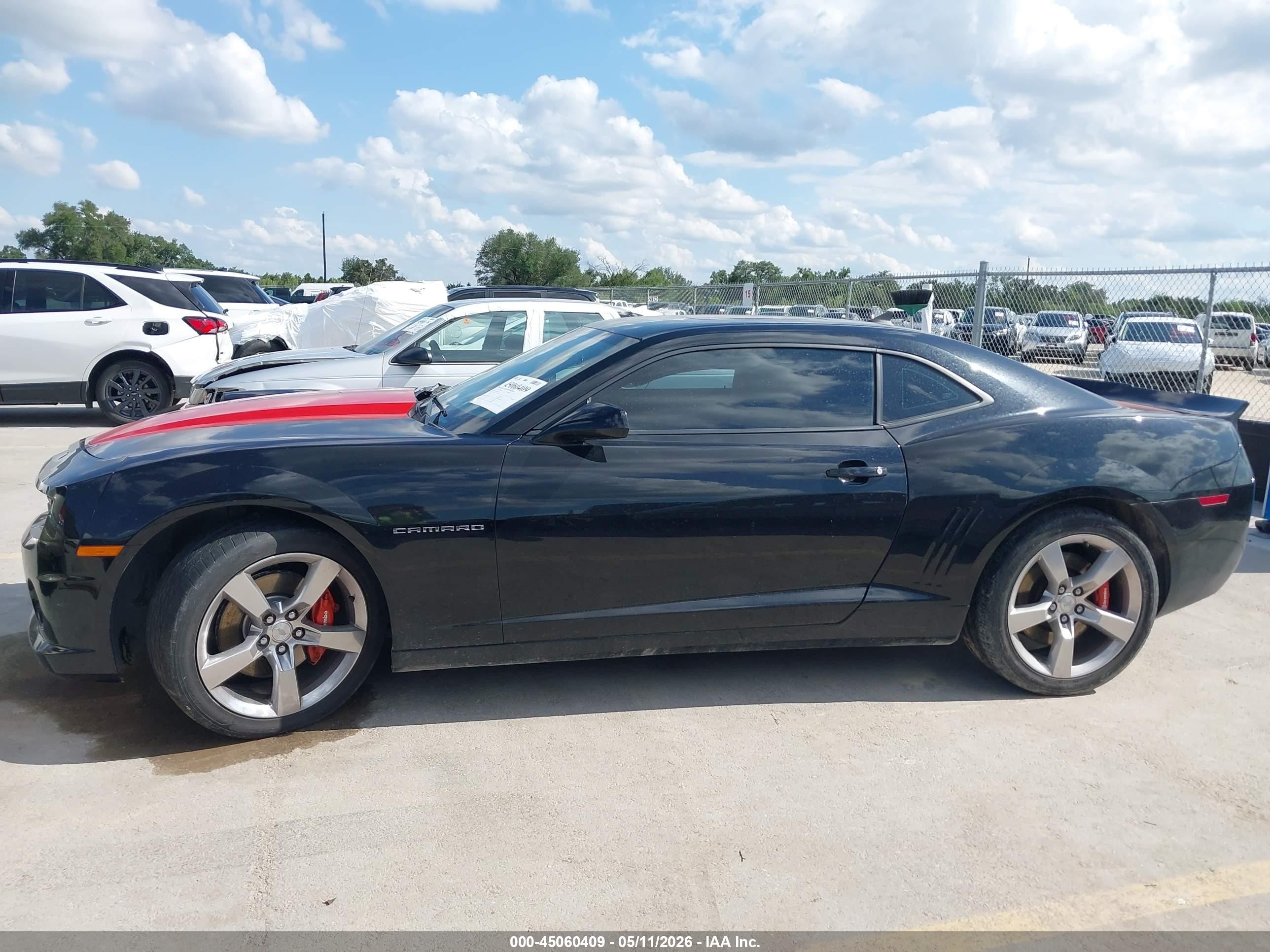 2011 Chevrolet Camaro 2ss Black vin: 2G1FT1EW7B9127298