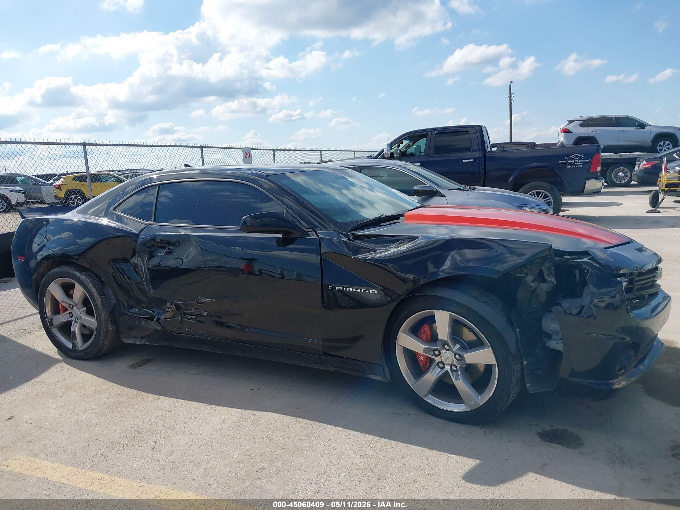2011 Chevrolet Camaro 2ss Black vin: 2G1FT1EW7B9127298