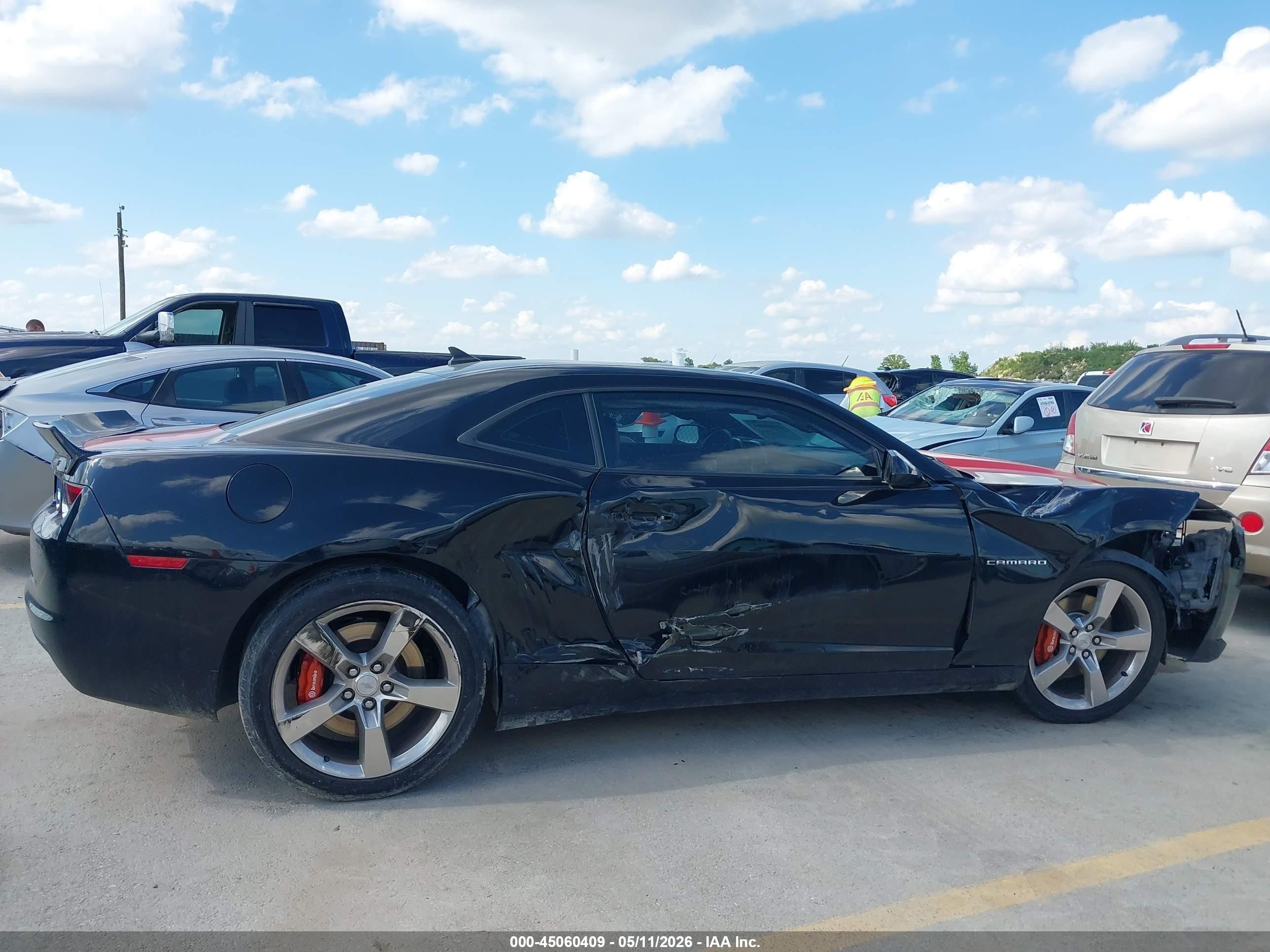 2011 Chevrolet Camaro 2ss Black vin: 2G1FT1EW7B9127298