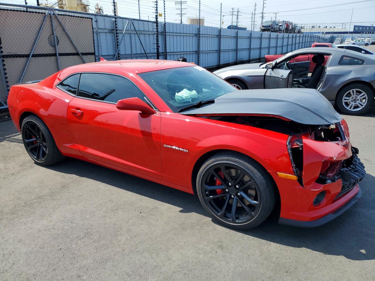 2013 Chevrolet Camaro 2ss Red vin: 2G1FT1EW7D9192641