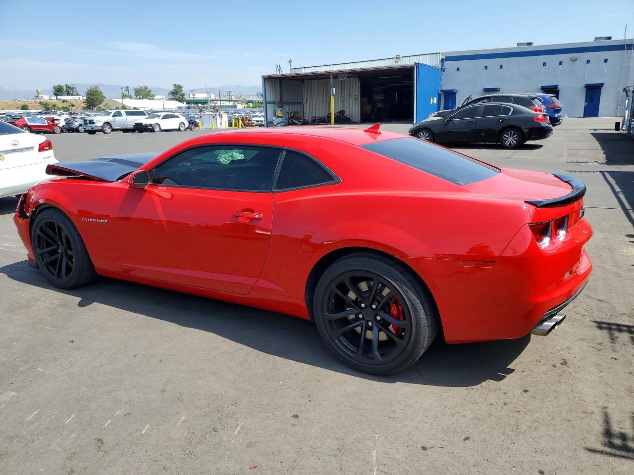 2013 Chevrolet Camaro 2ss Red vin: 2G1FT1EW7D9192641