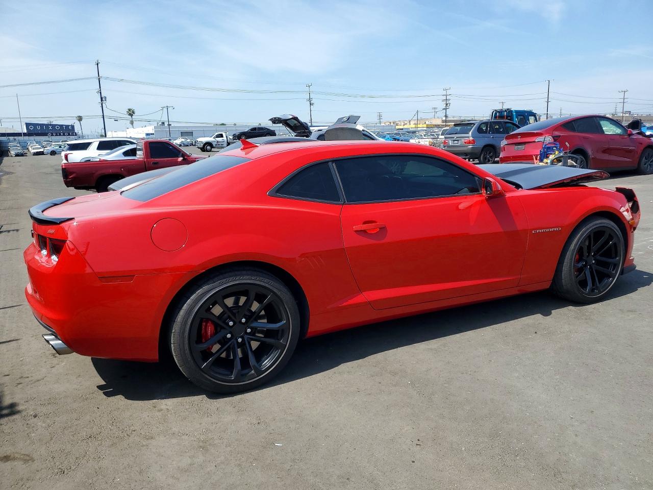 2013 Chevrolet Camaro 2ss Red vin: 2G1FT1EW7D9192641