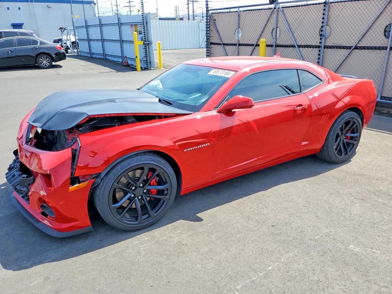 2013 Chevrolet Camaro 2ss Red vin: 2G1FT1EW7D9192641