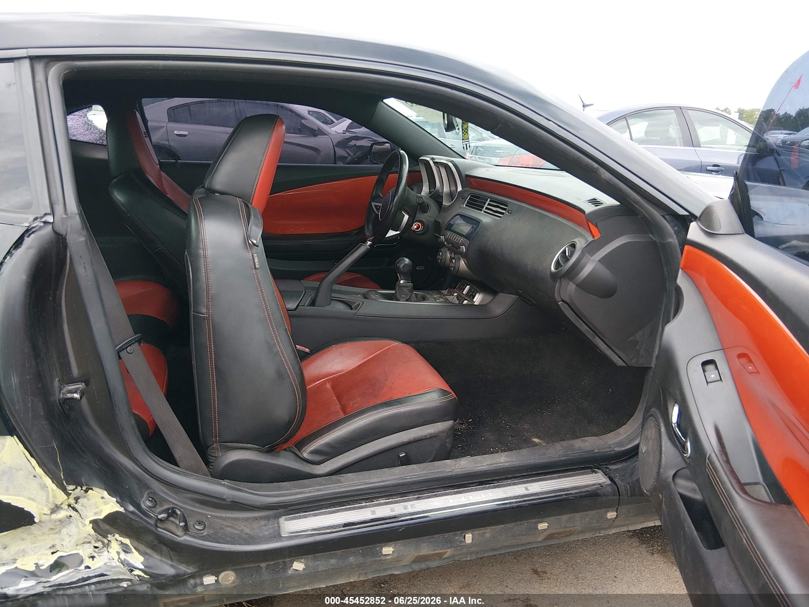 2010 Chevrolet Camaro 2ss Black vin: 2G1FT1EW8A9130760