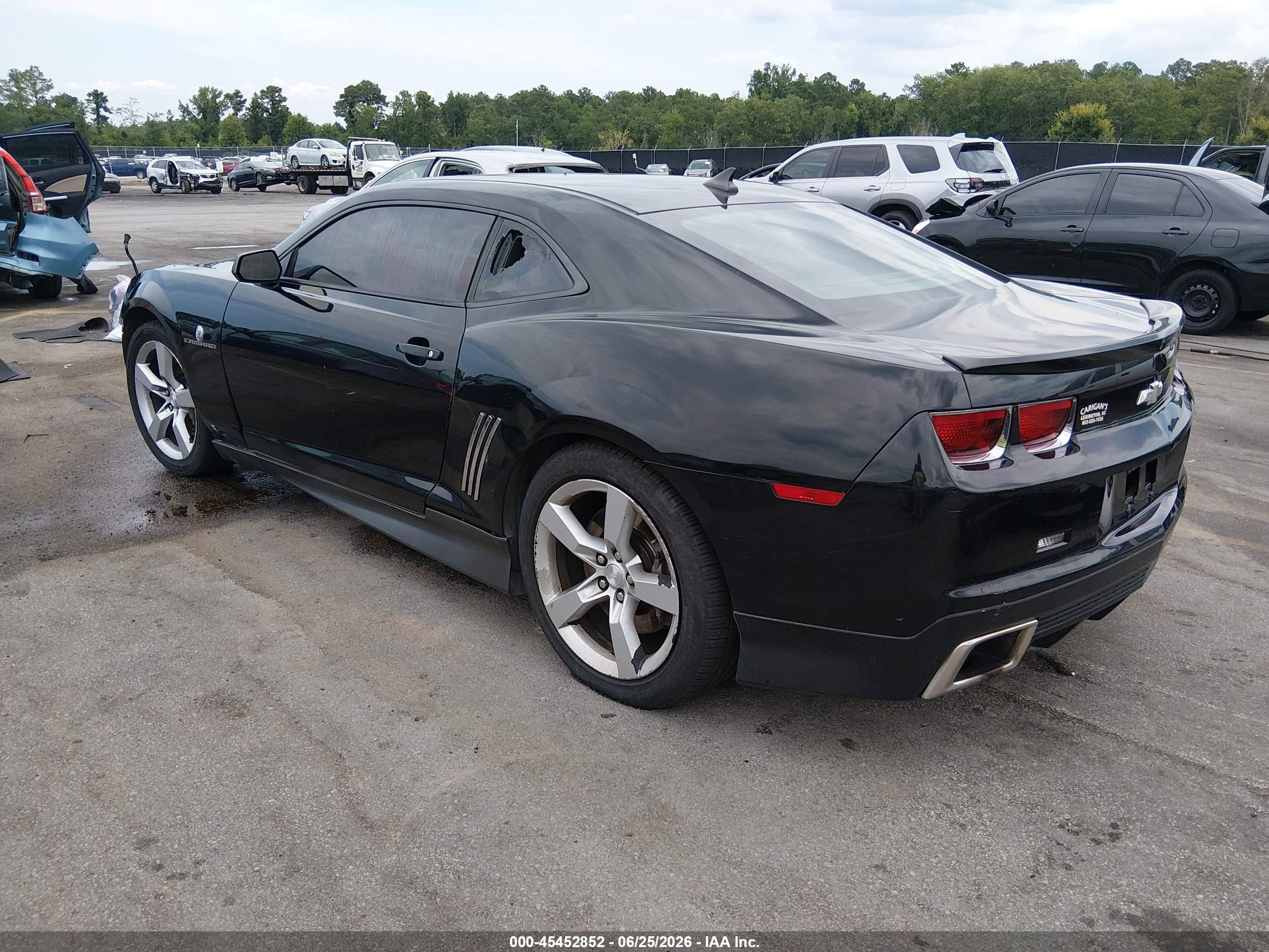 2010 Chevrolet Camaro 2ss Black vin: 2G1FT1EW8A9130760