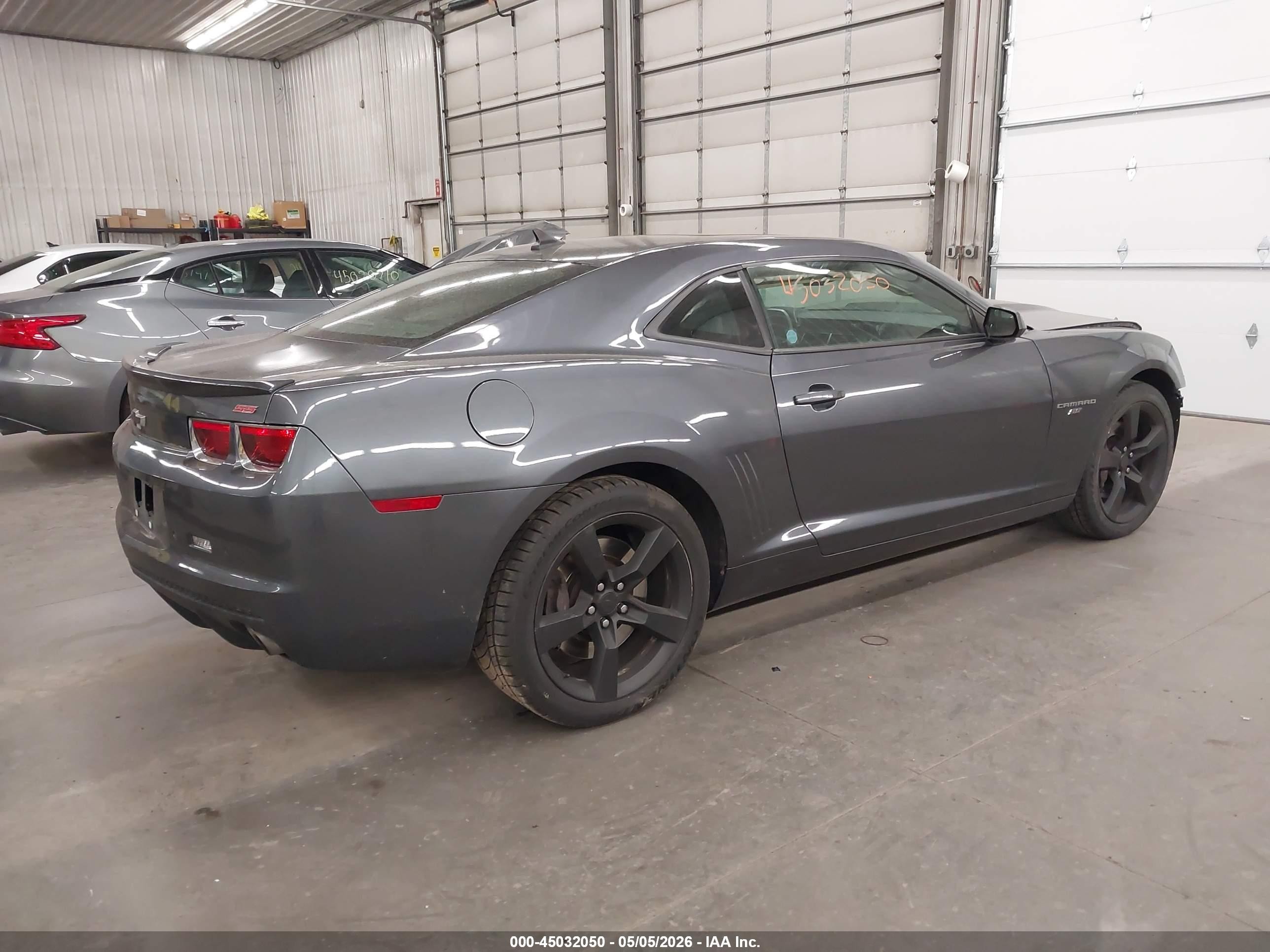 2010 Chevrolet Camaro 2ss Gray vin: 2G1FT1EW8A9220412