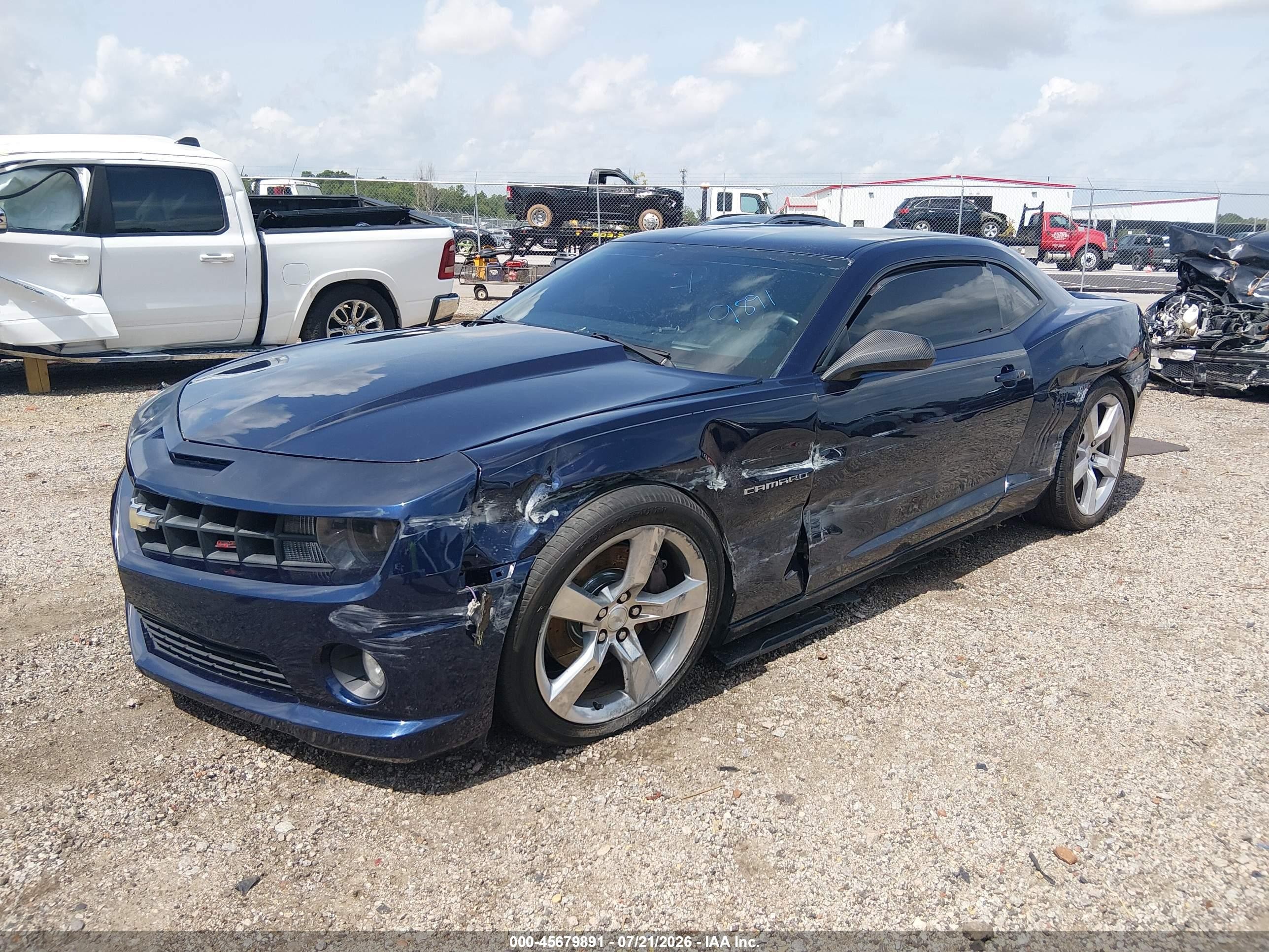 2011 Chevrolet Camaro 2ss Синий vin: 2G1FT1EW8B9124085