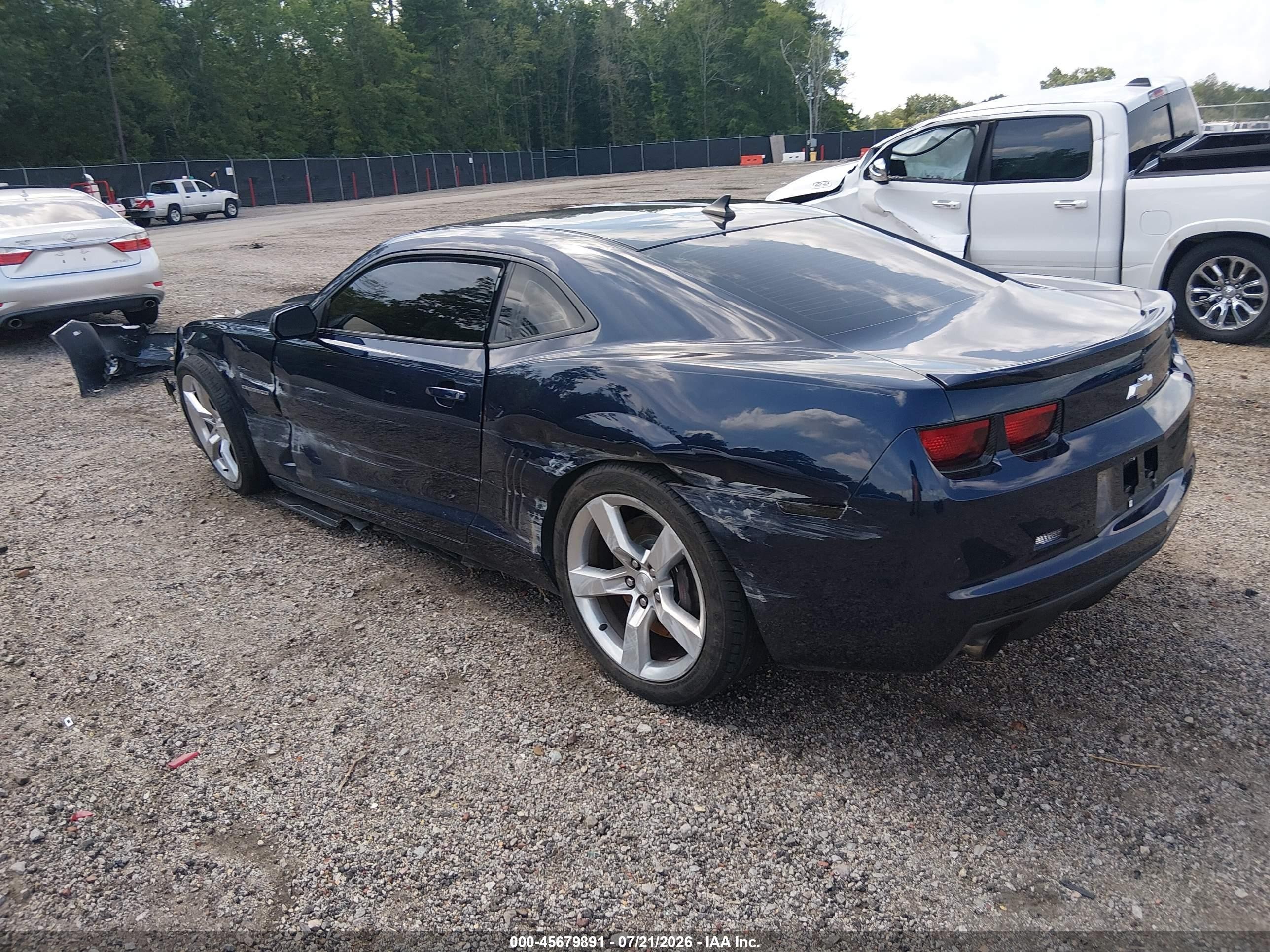 2011 Chevrolet Camaro 2ss Синий vin: 2G1FT1EW8B9124085