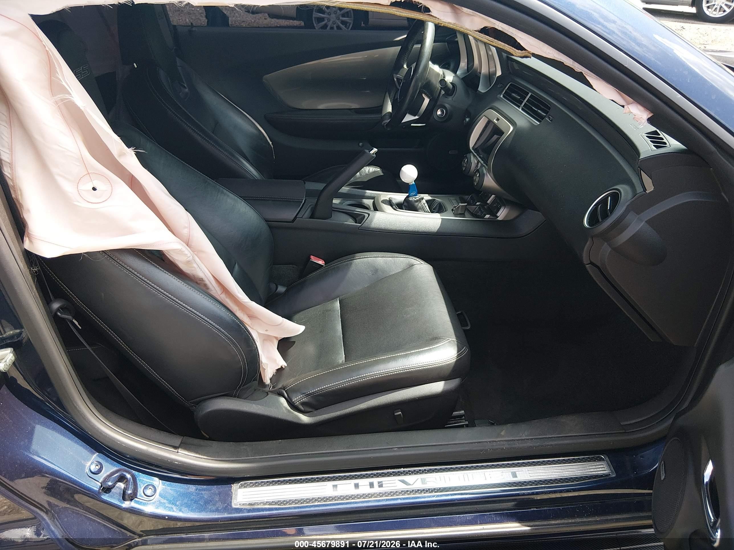 2011 Chevrolet Camaro 2ss Синий vin: 2G1FT1EW8B9124085
