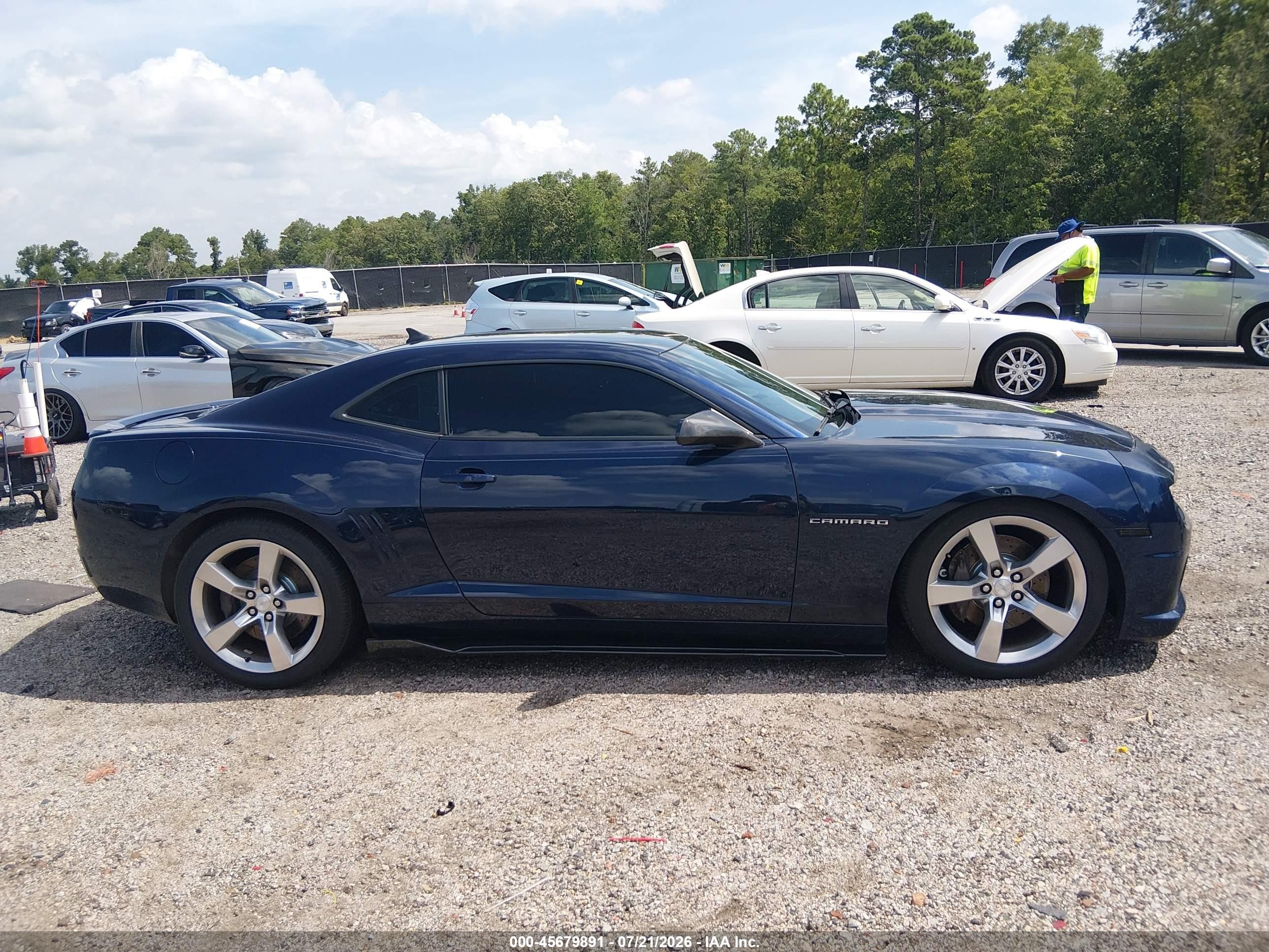2011 Chevrolet Camaro 2ss Синий vin: 2G1FT1EW8B9124085