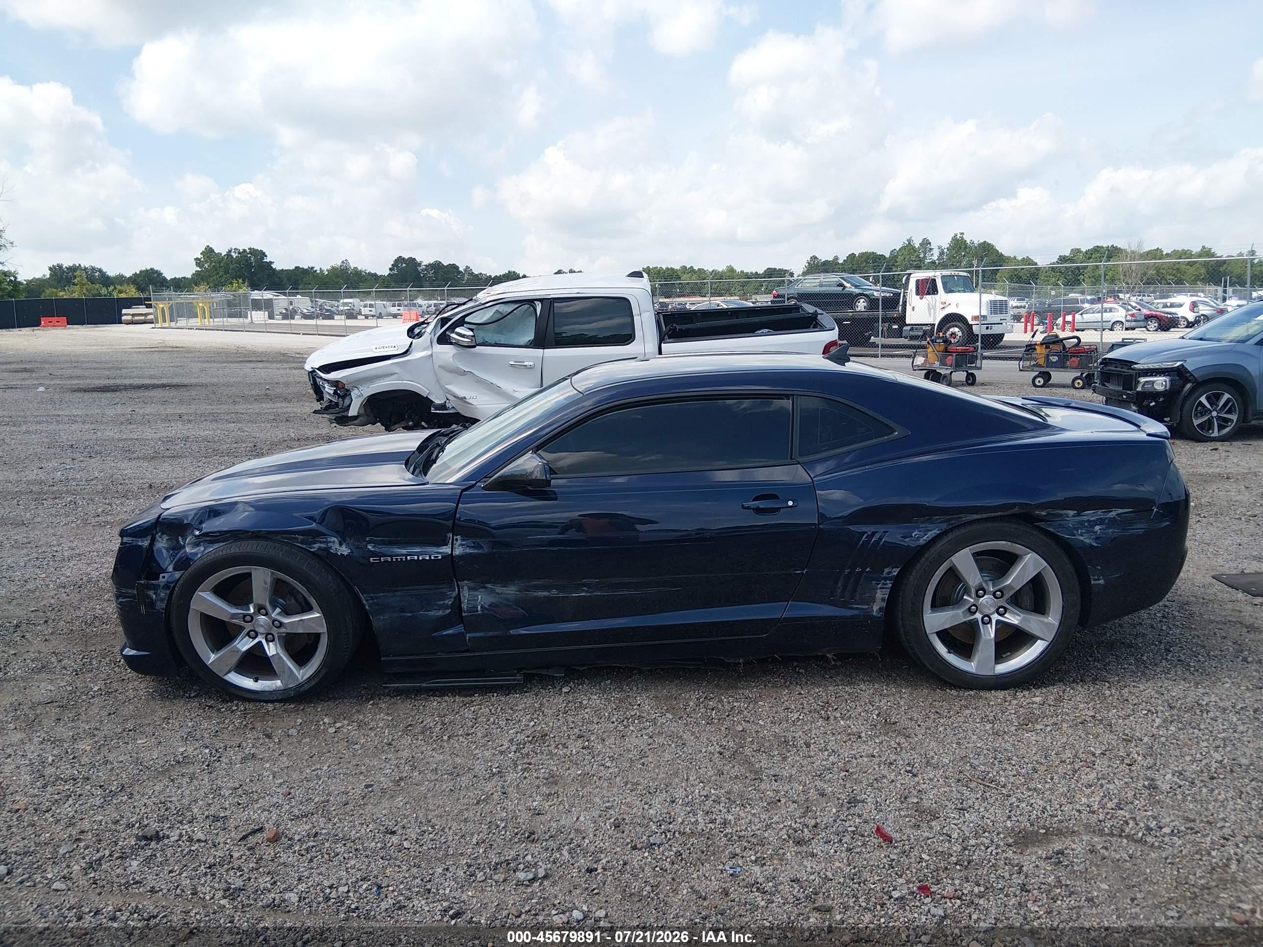 2011 Chevrolet Camaro 2ss Синий vin: 2G1FT1EW8B9124085