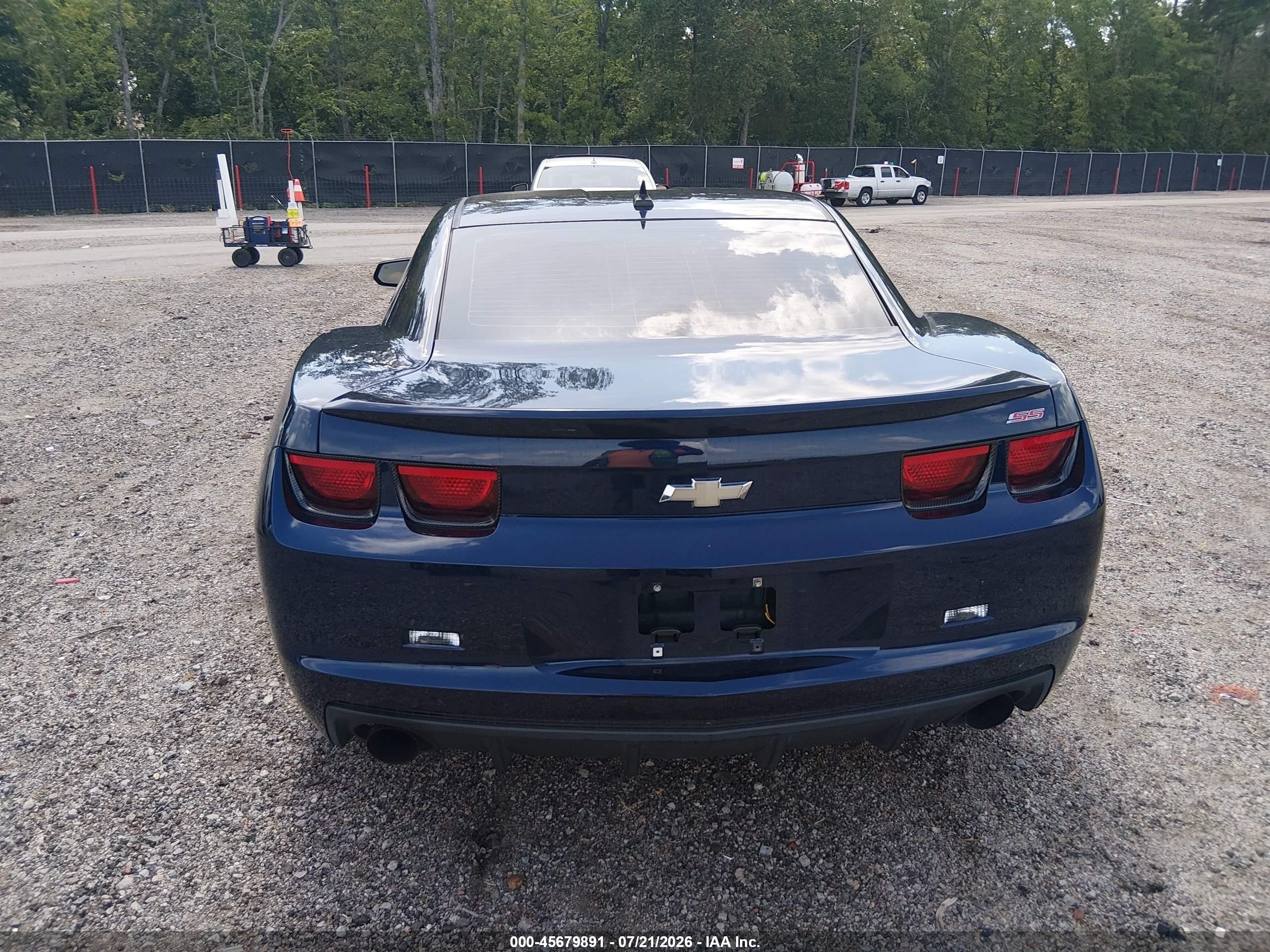 2011 Chevrolet Camaro 2ss Синий vin: 2G1FT1EW8B9124085
