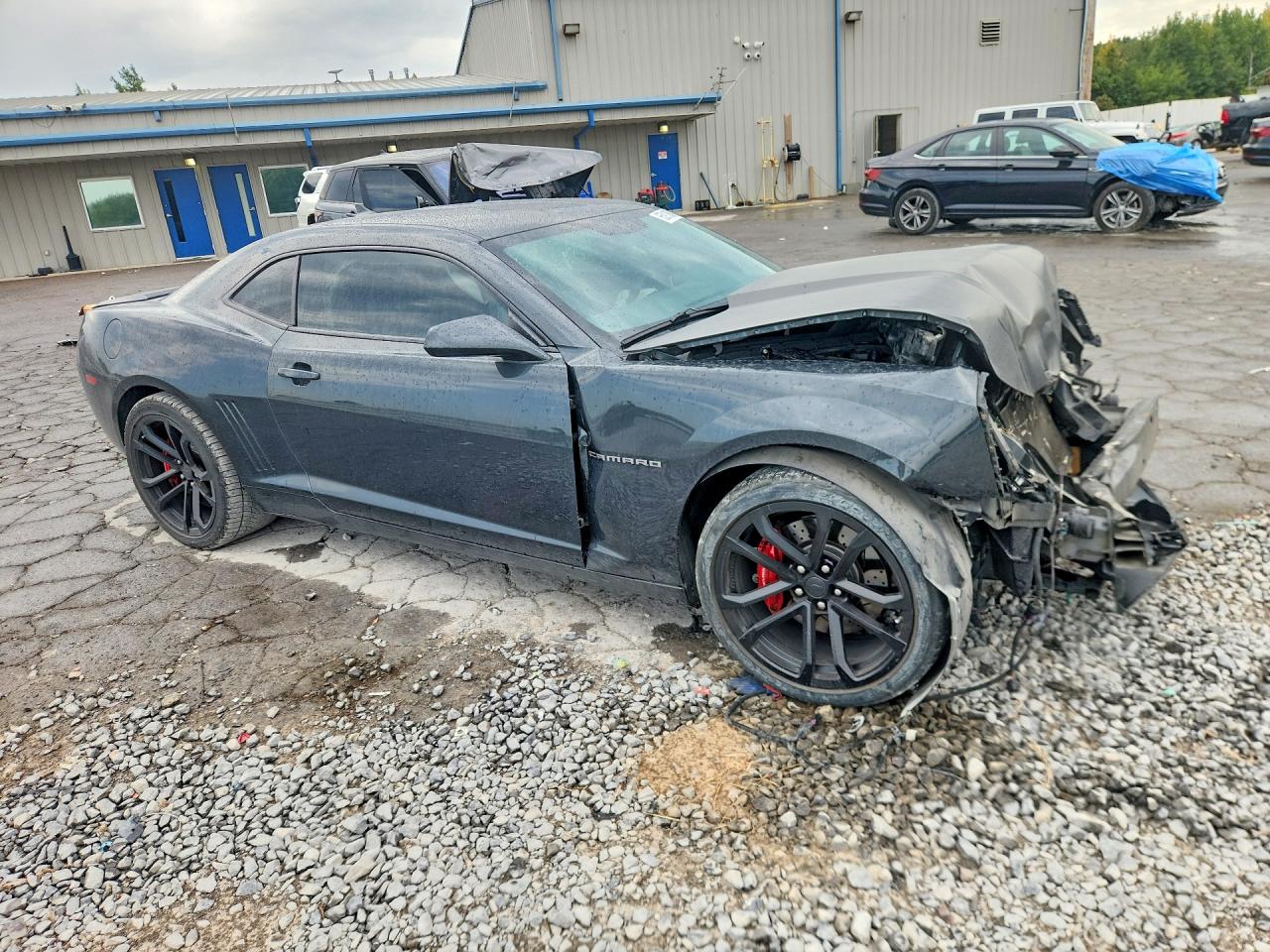 2013 Chevrolet Camaro 2ss Gray vin: 2G1FT1EW8D9219023