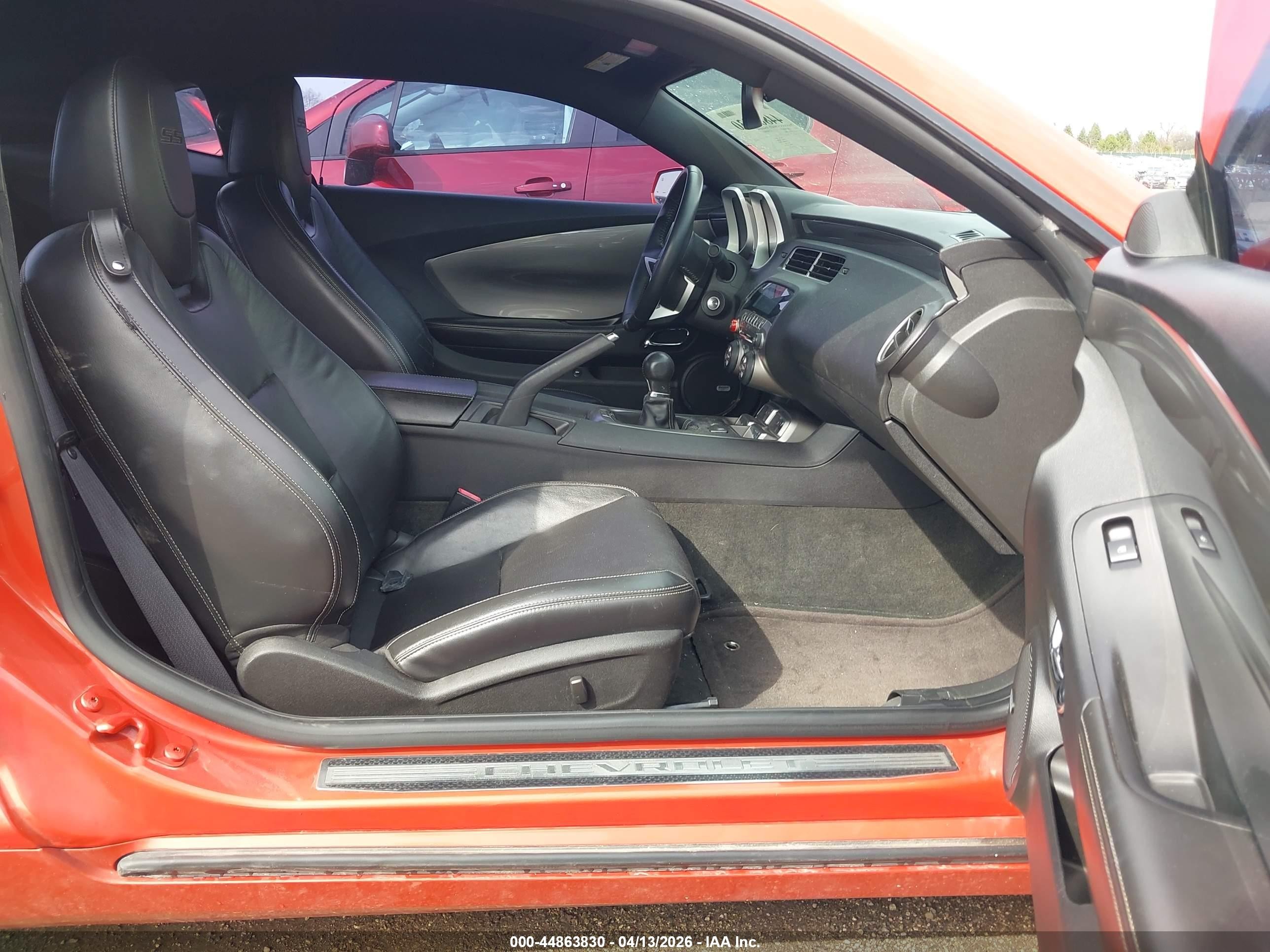 2010 Chevrolet Camaro 2ss Orange vin: 2G1FT1EW9A9124966