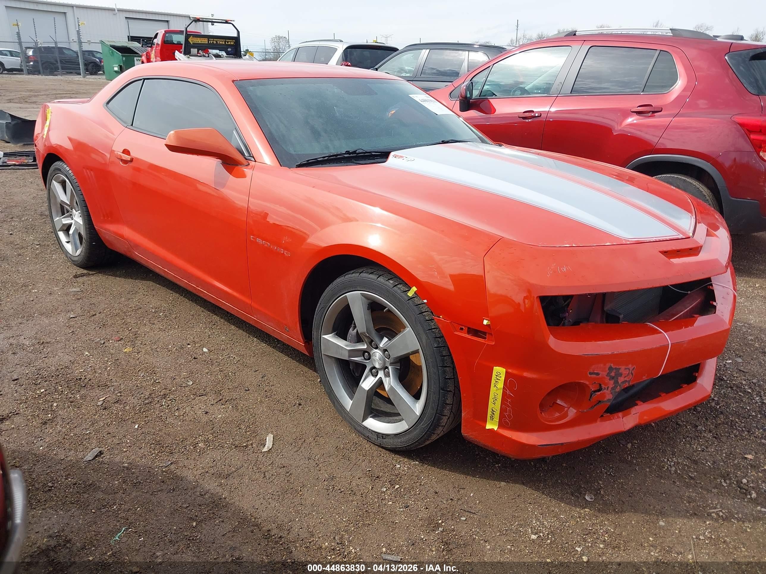 2010 Chevrolet Camaro 2ss Orange vin: 2G1FT1EW9A9124966
