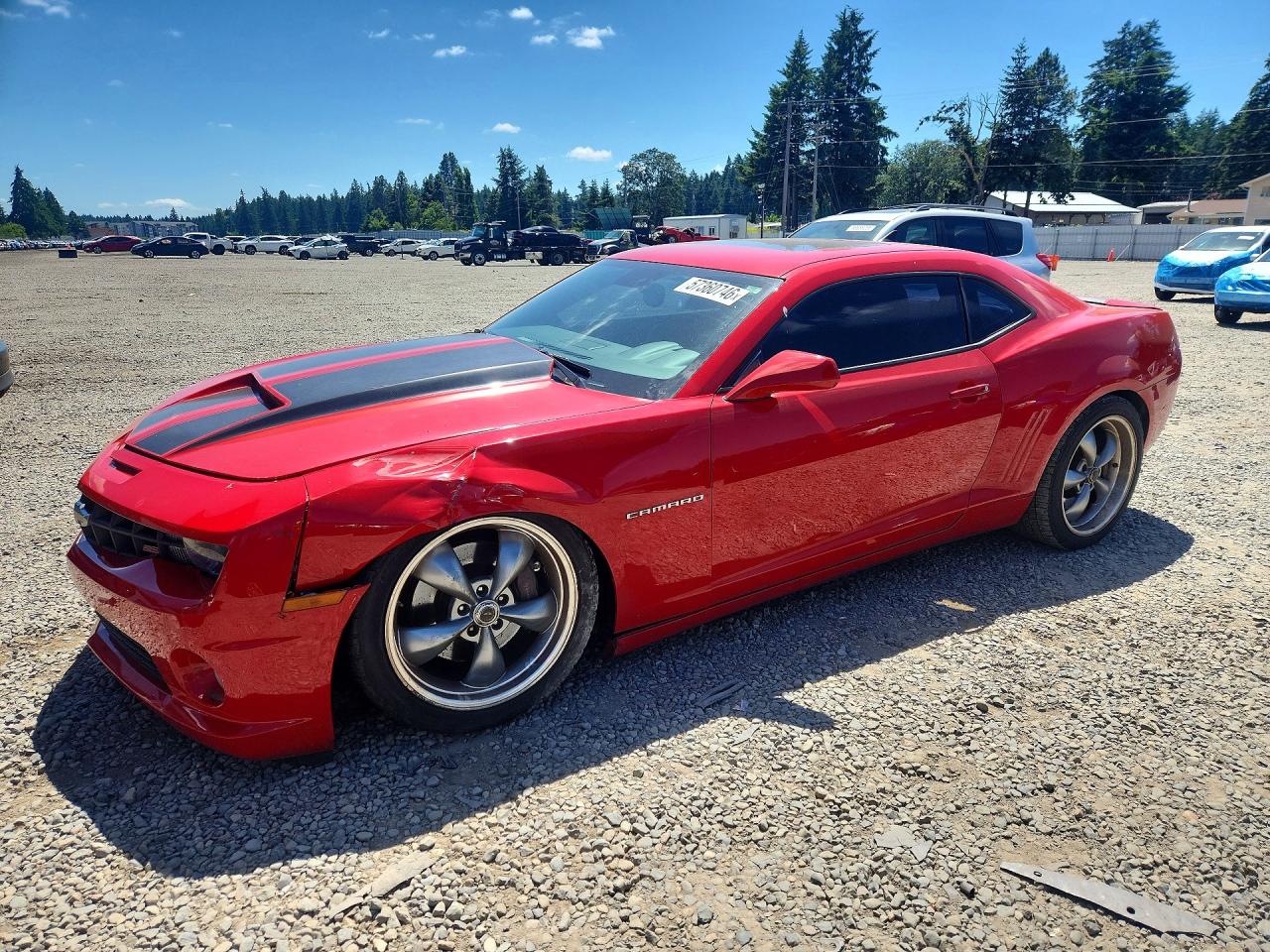 2010 Chevrolet Camaro Ss Red vin: 2G1FT1EW9A9193138