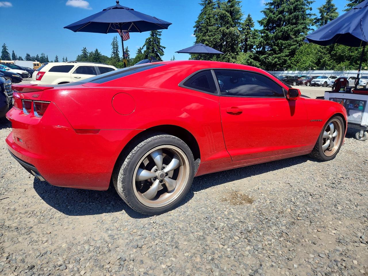2010 Chevrolet Camaro Ss Red vin: 2G1FT1EW9A9193138